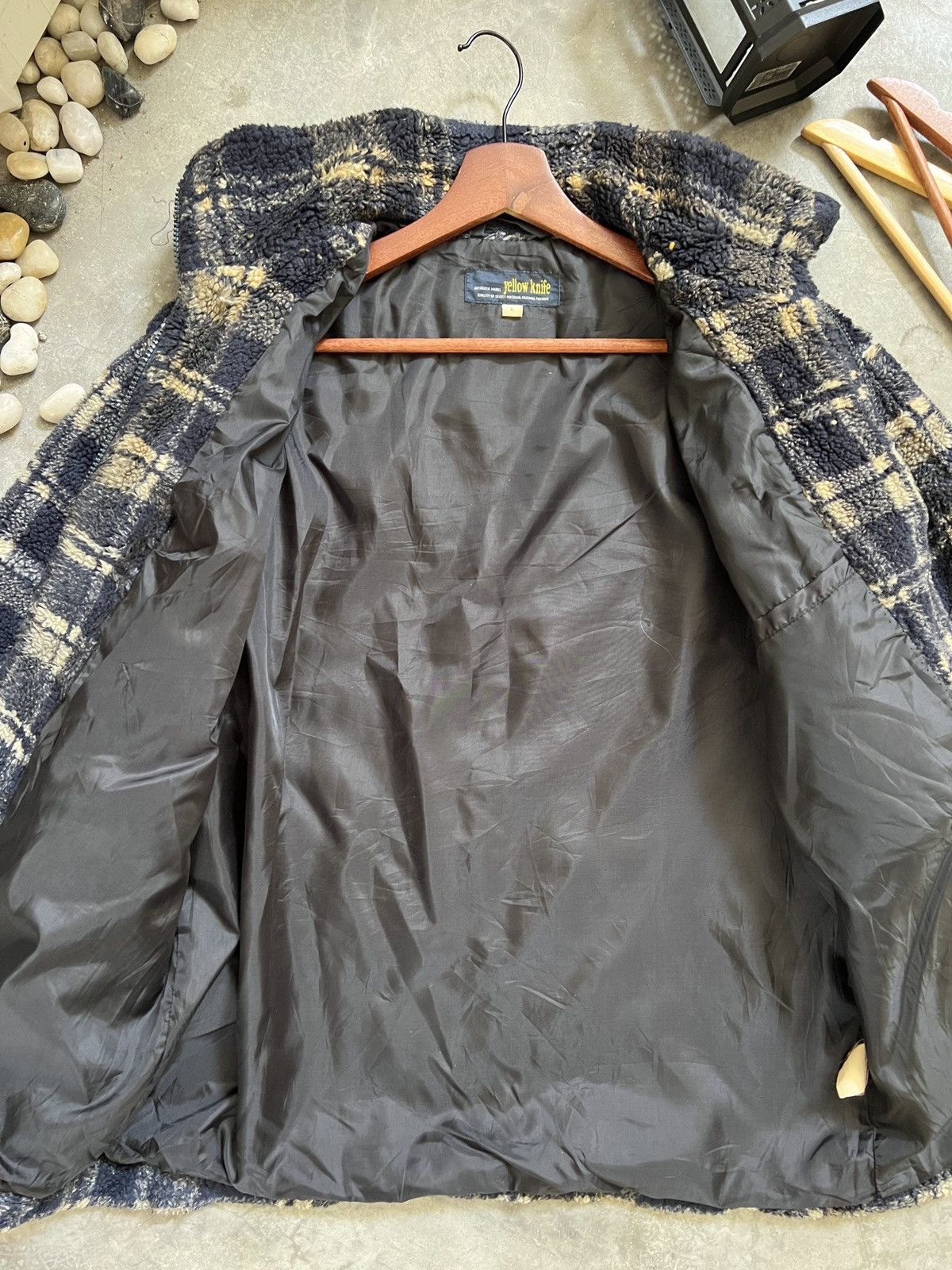 Vintage Vintage 🖤 Yellow Knife Deep Pile Sherpa Jacket With Pockets Size US L / EU 52-54 / 3 - 12 Thumbnail