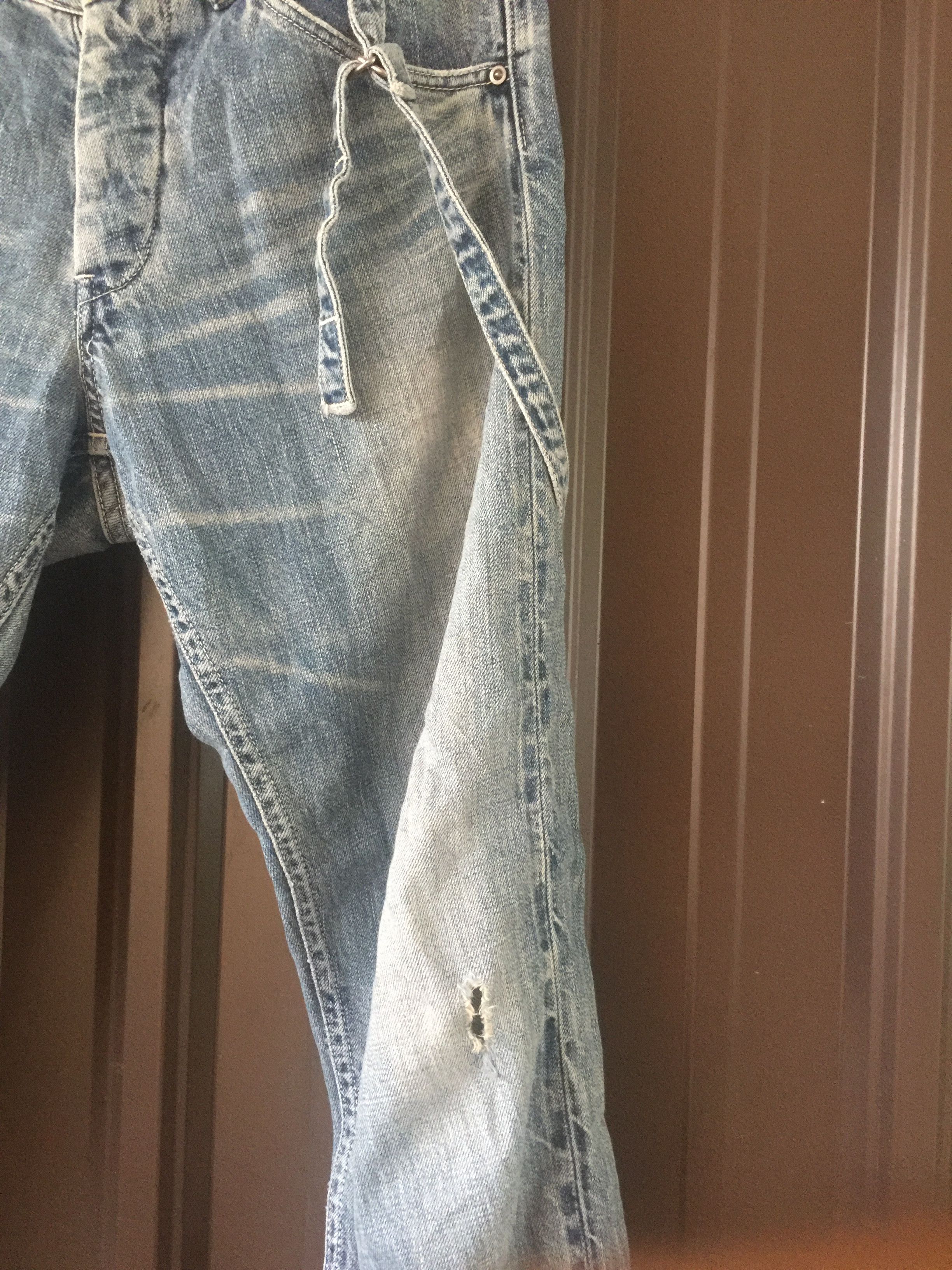 Japanese Brand John Bull Distressed Selvedge Punk Denim Jeans Size US 30 / EU 46 - 3 Thumbnail