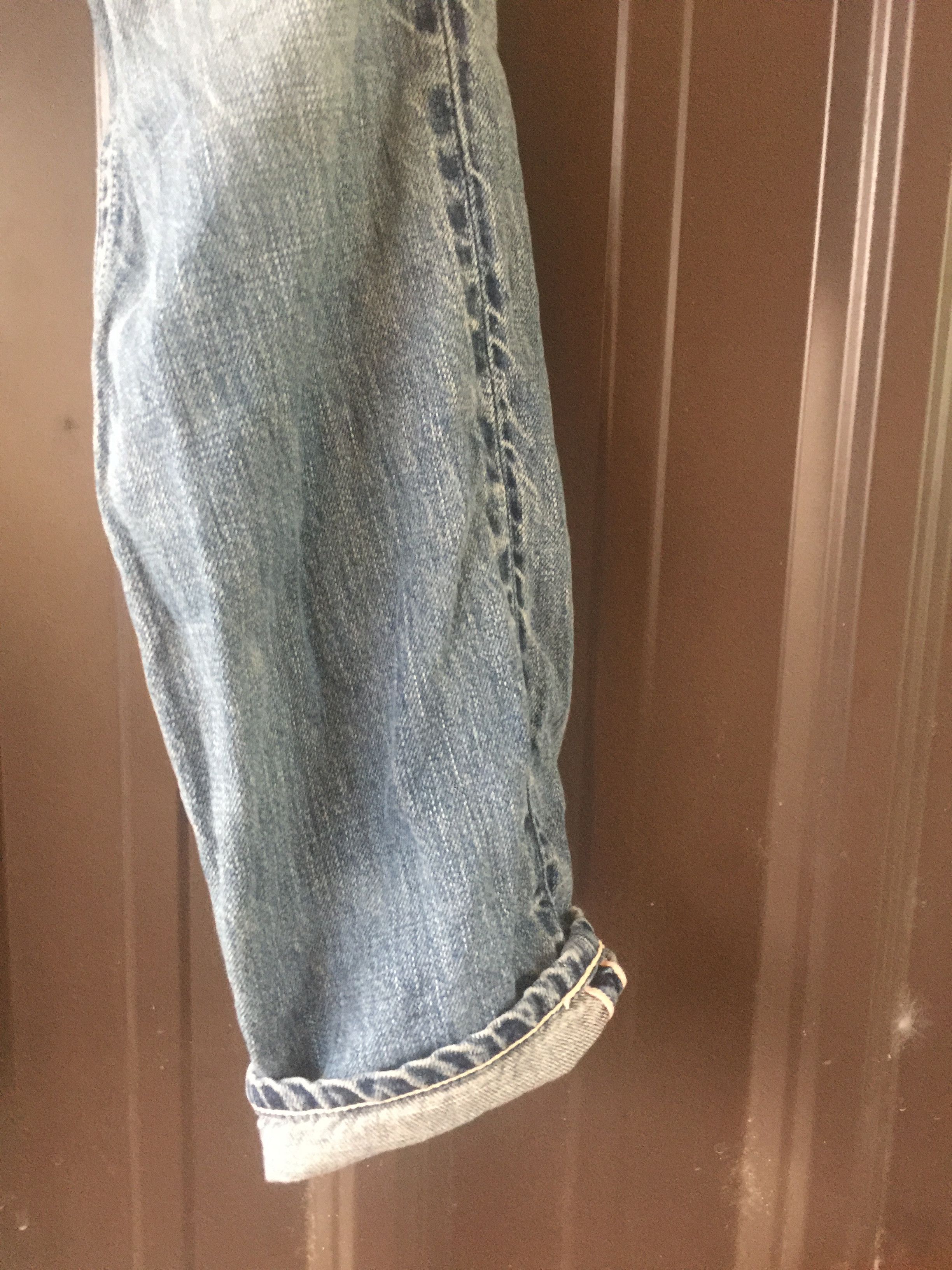 Japanese Brand John Bull Distressed Selvedge Punk Denim Jeans Size US 30 / EU 46 - 2 Thumbnail