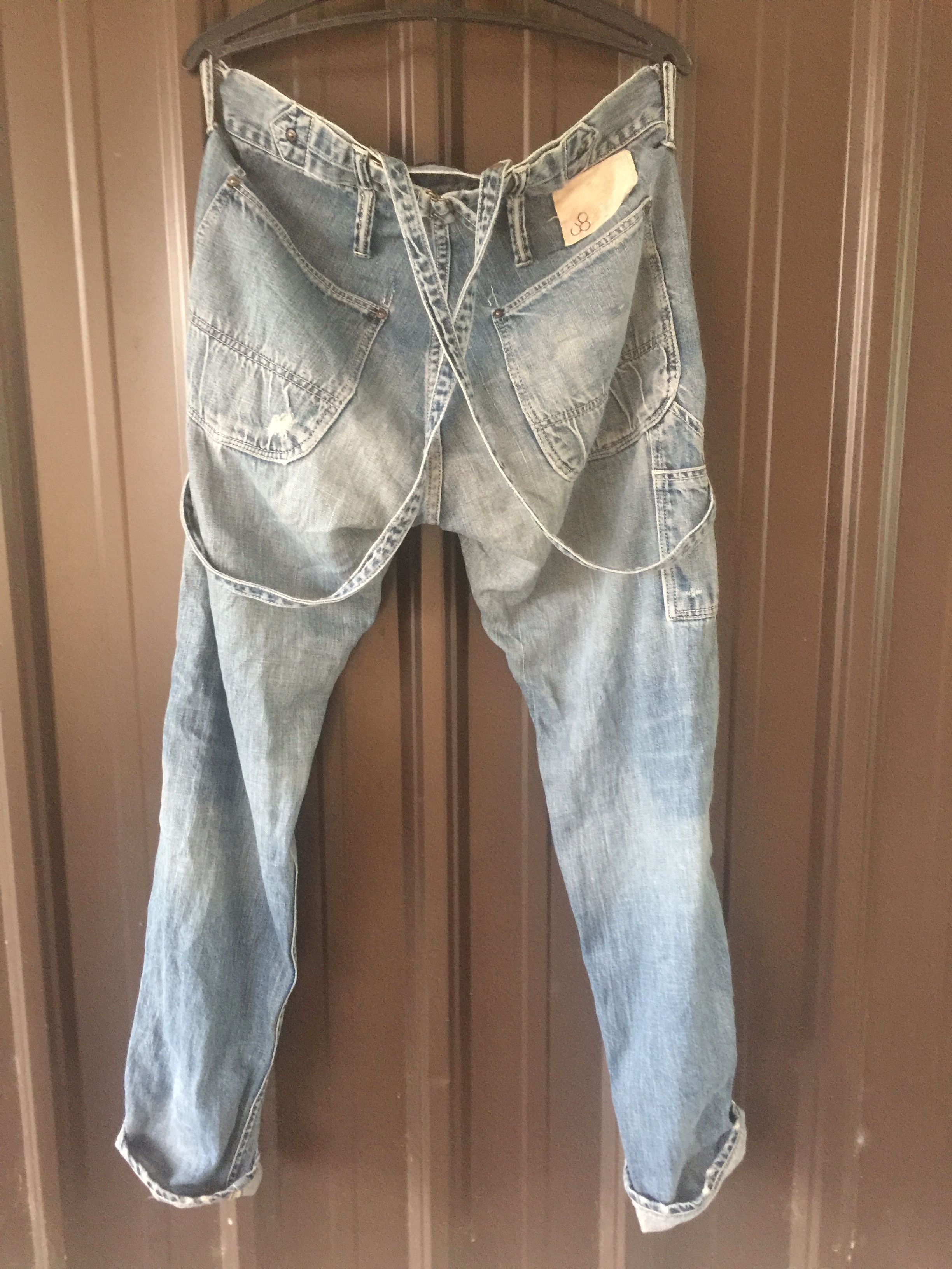 Japanese Brand John Bull Distressed Selvedge Punk Denim Jeans Size US 30 / EU 46 - 5 Thumbnail