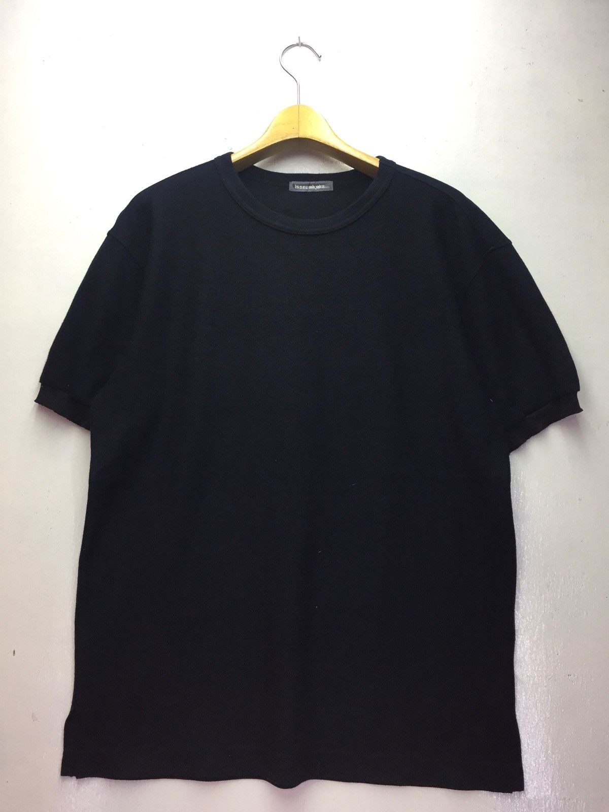 Issey Miyake Plain Black Shirt