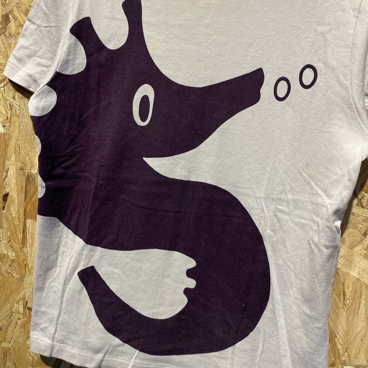 Yohji Yamamoto 🔥 BEST OFFER🔥 Y's For Living Sea Horse Design Tee (Ladies) Size S / US 4 / IT 40 - 3 Thumbnail