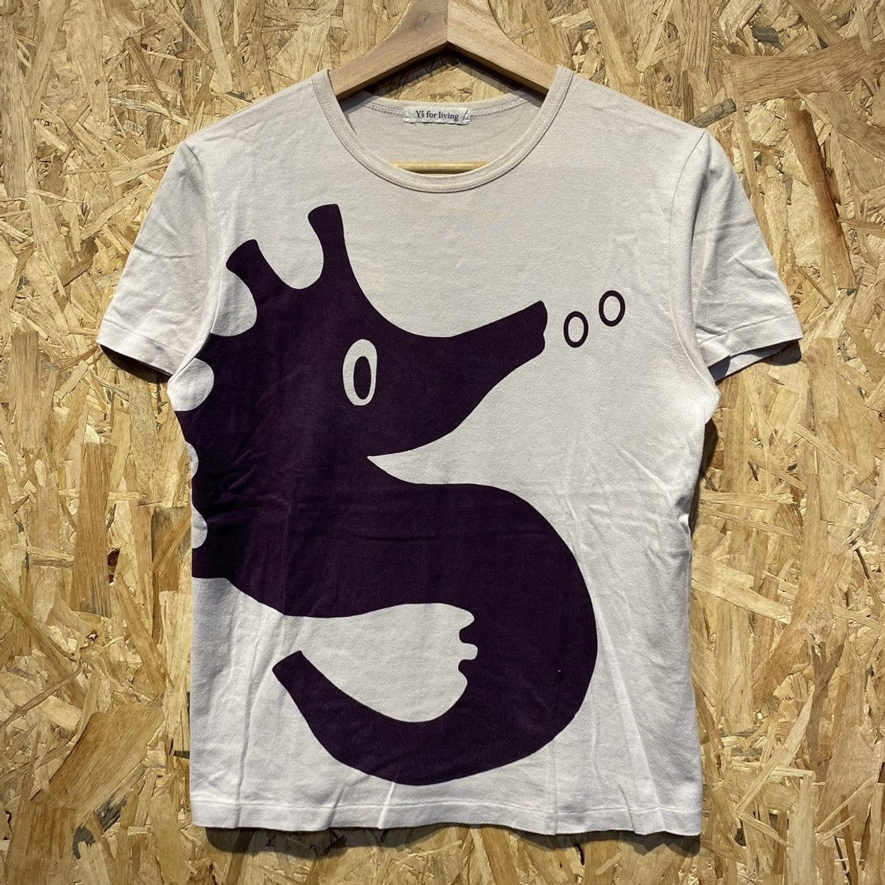Yohji Yamamoto 🔥 BEST OFFER🔥 Y's For Living Sea Horse Design Tee (Ladies) Size S / US 4 / IT 40 - 1 Thumbnail