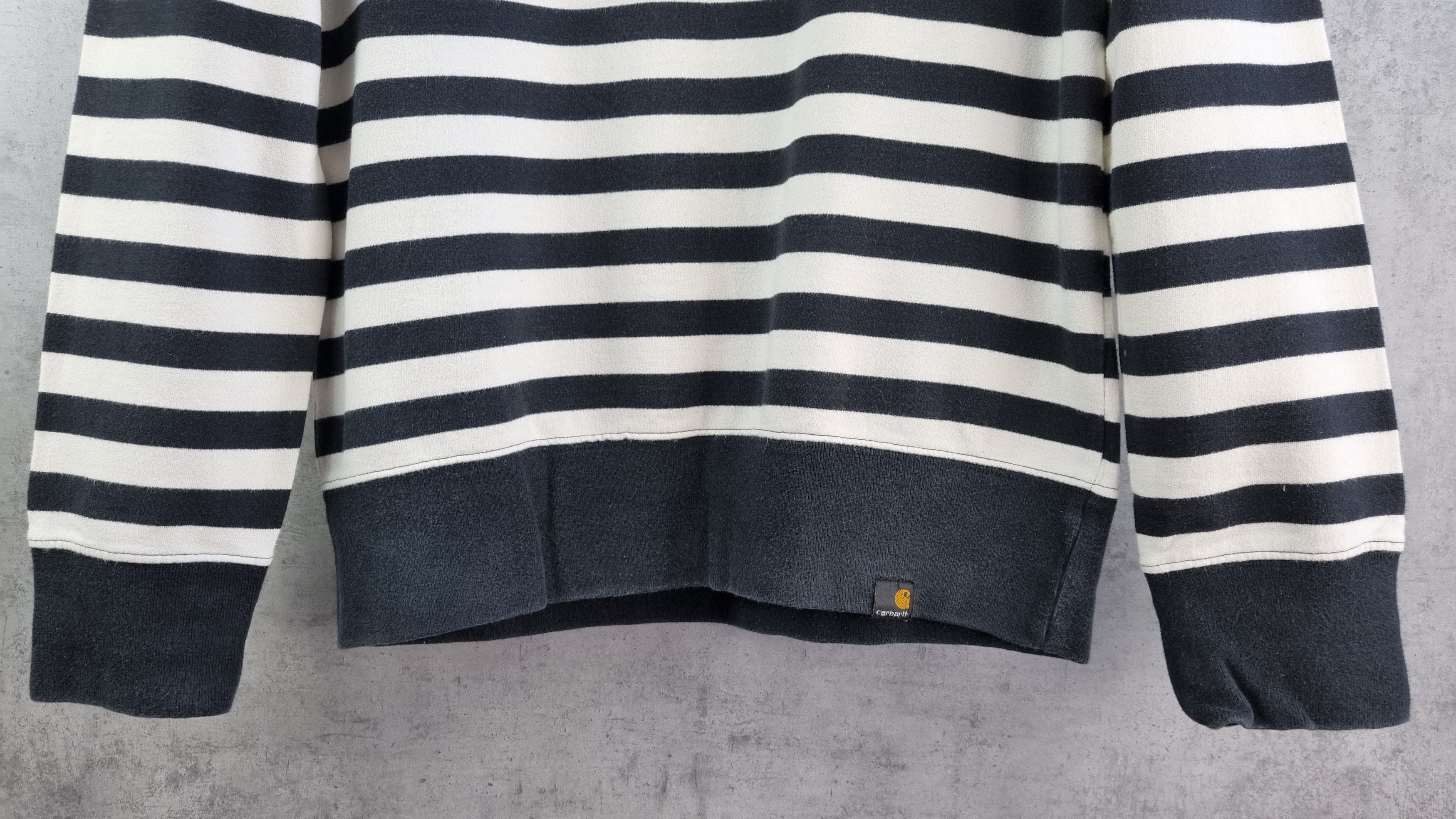 Carhartt × Carhartt Wip Rare Carhartt Prisonier stripes Sweatshirt Size US M / EU 48-50 / 2 - 10 Thumbnail