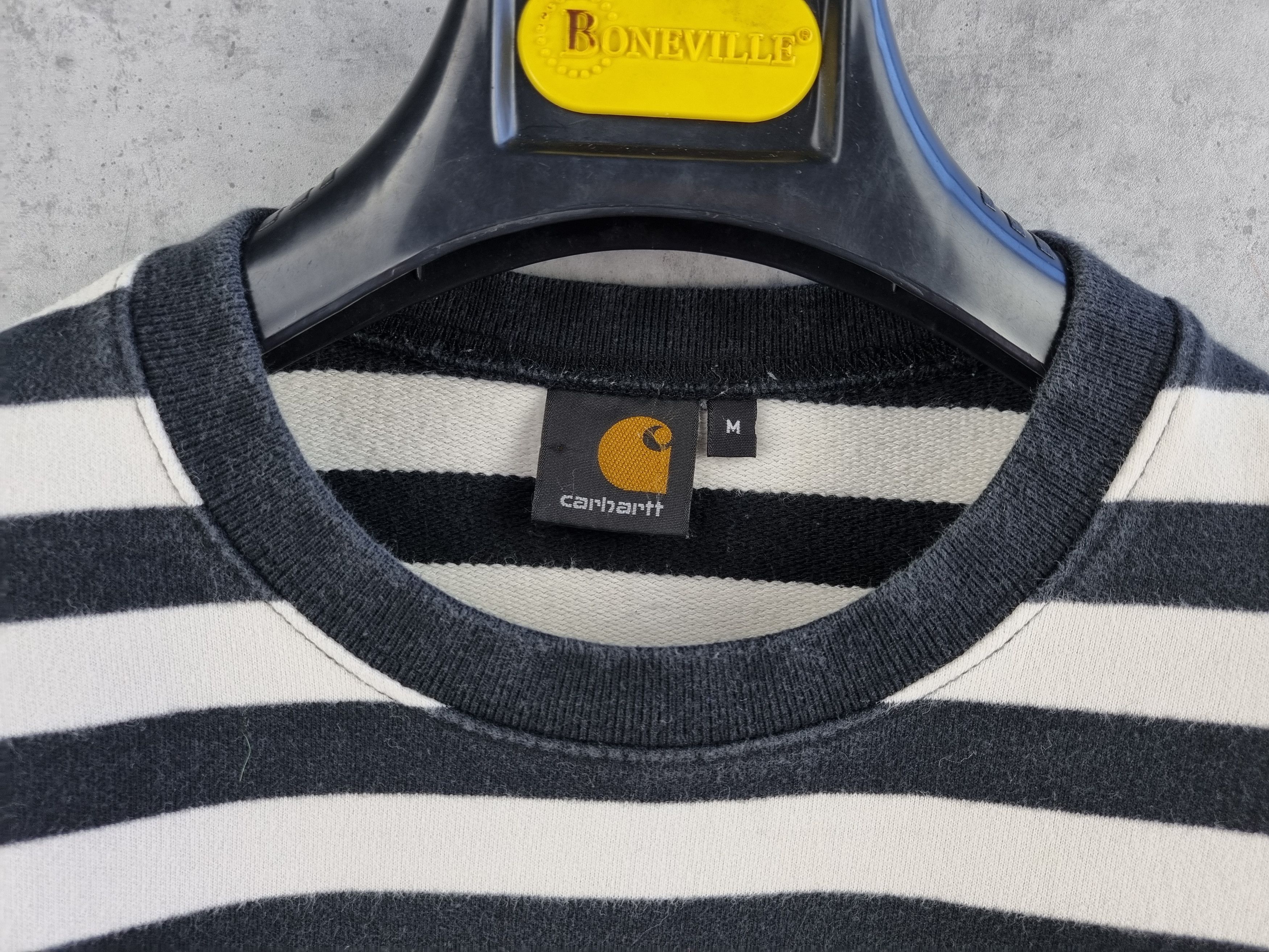Carhartt × Carhartt Wip Rare Carhartt Prisonier stripes Sweatshirt Size US M / EU 48-50 / 2 - 7 Thumbnail