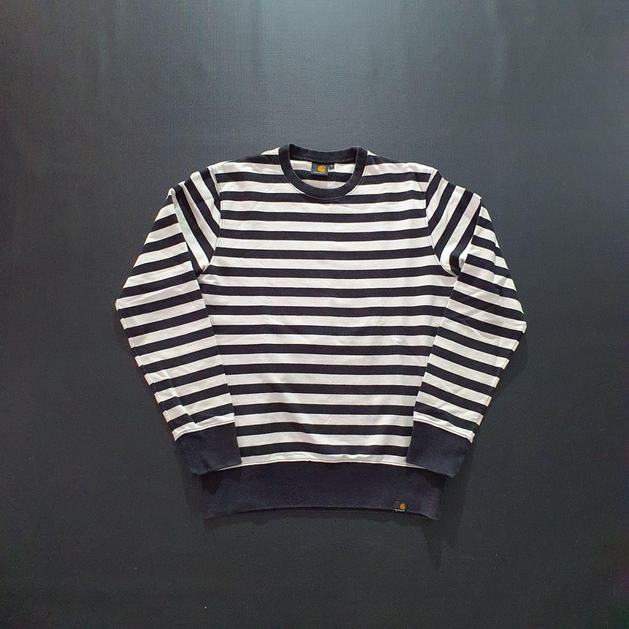 Carhartt × Carhartt Wip Rare Carhartt Prisonier stripes Sweatshirt Size US M / EU 48-50 / 2 - 14 Thumbnail