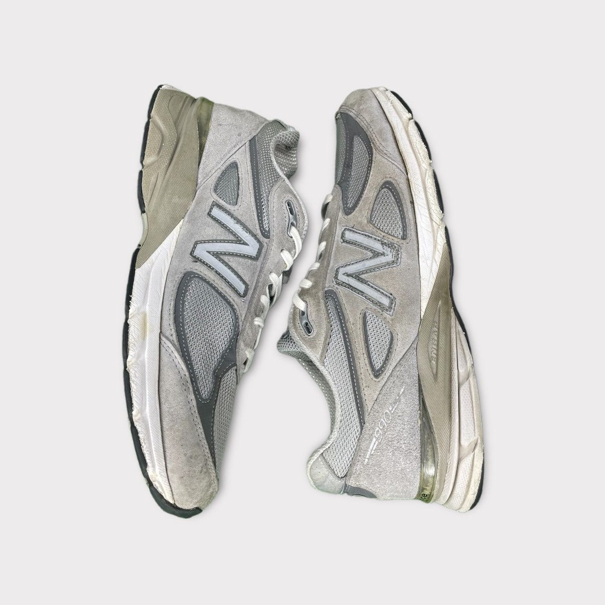 Other New Balance 990v4 Low Kith Grey White Size US 10 / EU 43 - 5 Thumbnail