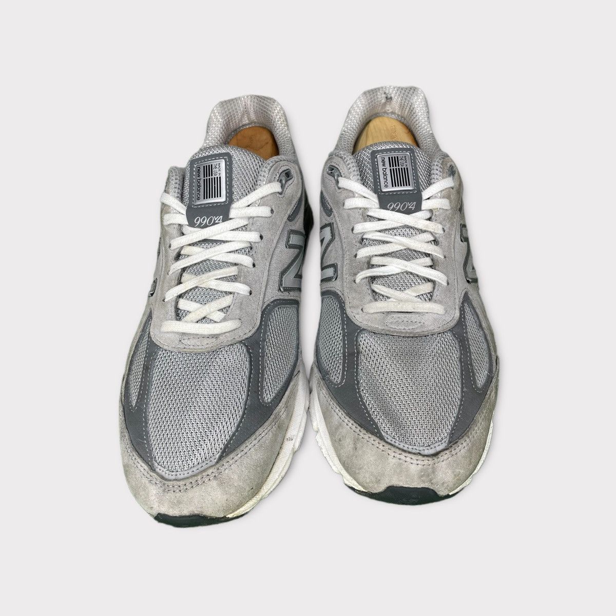 Other New Balance 990v4 Low Kith Grey White Size US 10 / EU 43 - 2 Thumbnail