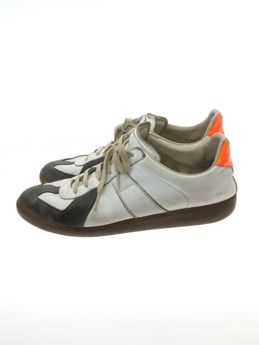 image of Maison Margiela German Army Trainer Gat Shoes in White, Men's (Size 9)
