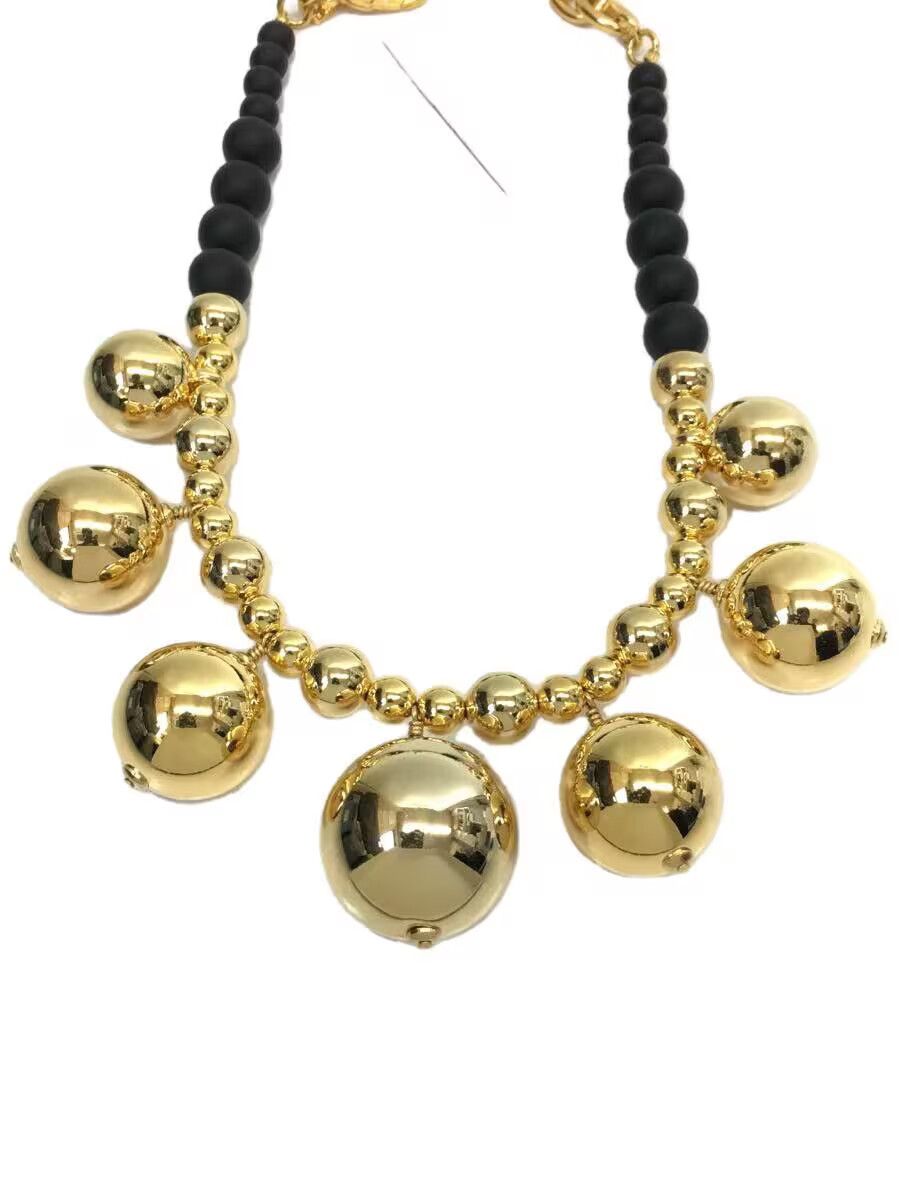 Pre-owned Comme Des Garcons X Junya Watanabe Orb Bead Necklace In Gold