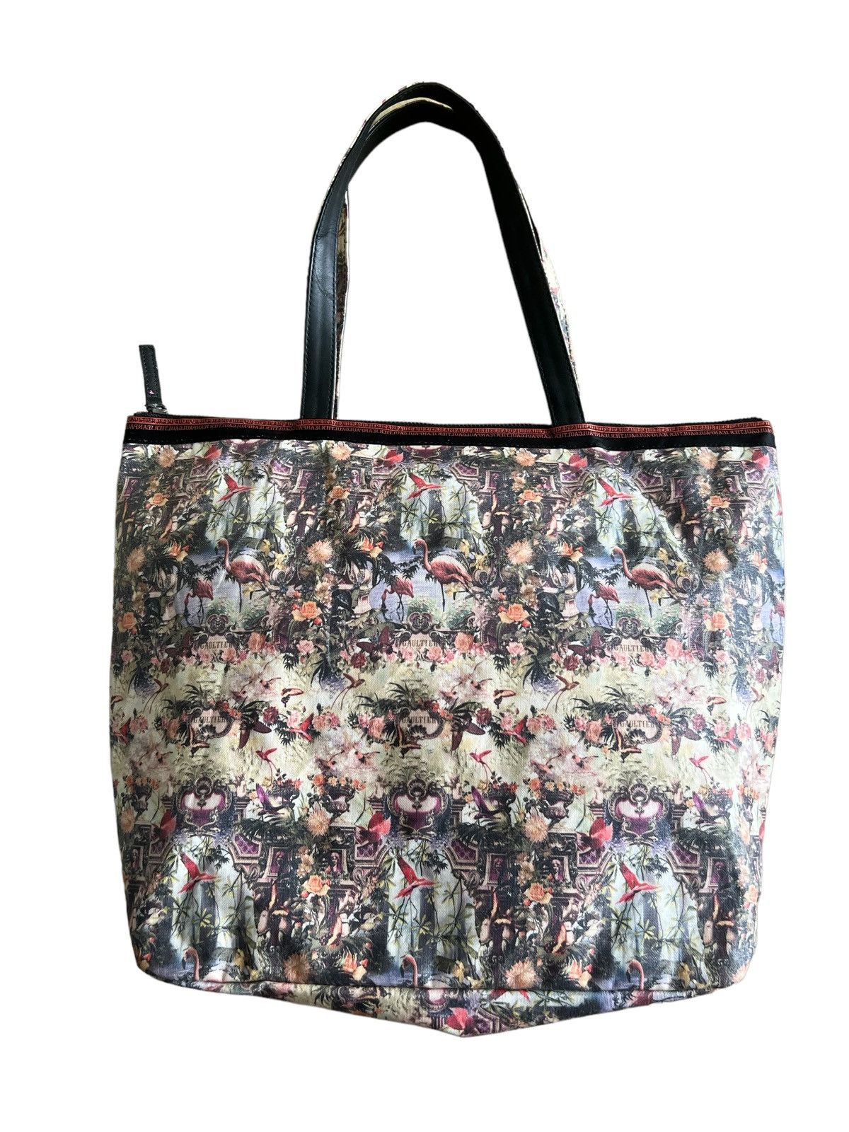 Jean Paul Gaultier ARCHIVE🔥1999 Jean Paul Gaultier Flamingo Print Shoulder Bag Size ONE SIZE - 8 Thumbnail
