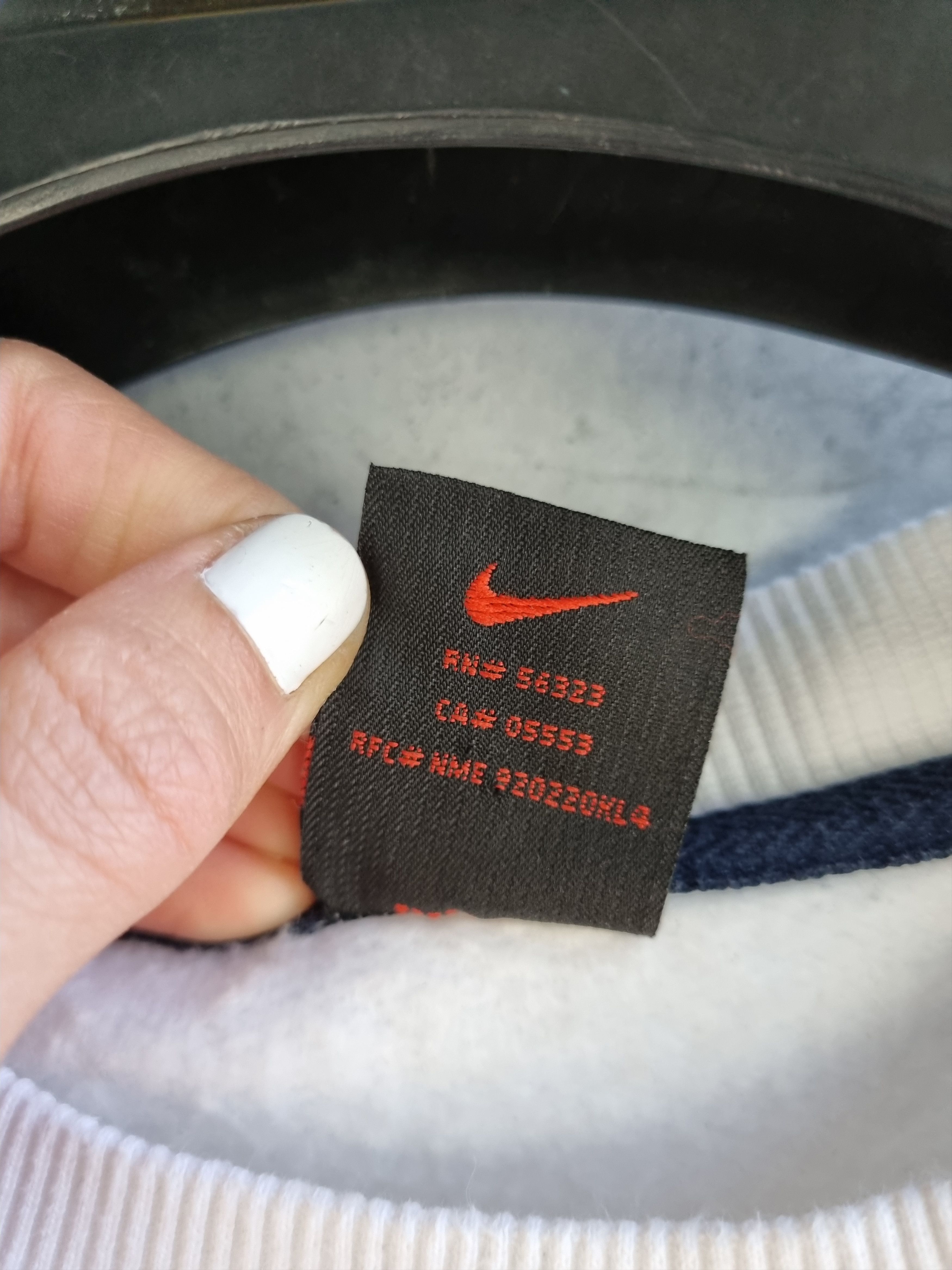 Nike × Vintage 90s NIKE Spell out Big Logo Oversize Vintage Sweatshirts Size US XL / EU 56 / 4 - 8 Thumbnail