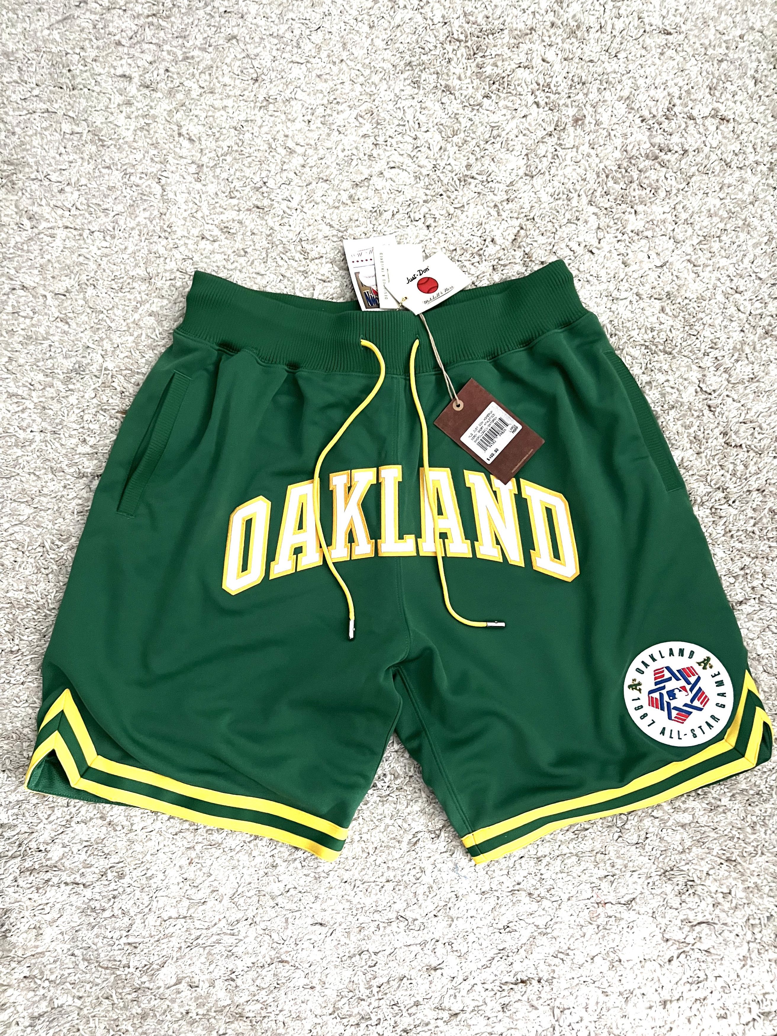 image of Oakland Athletics A's Mlb Homerun Derby Short Just Don in Green, Men's (Size 34)