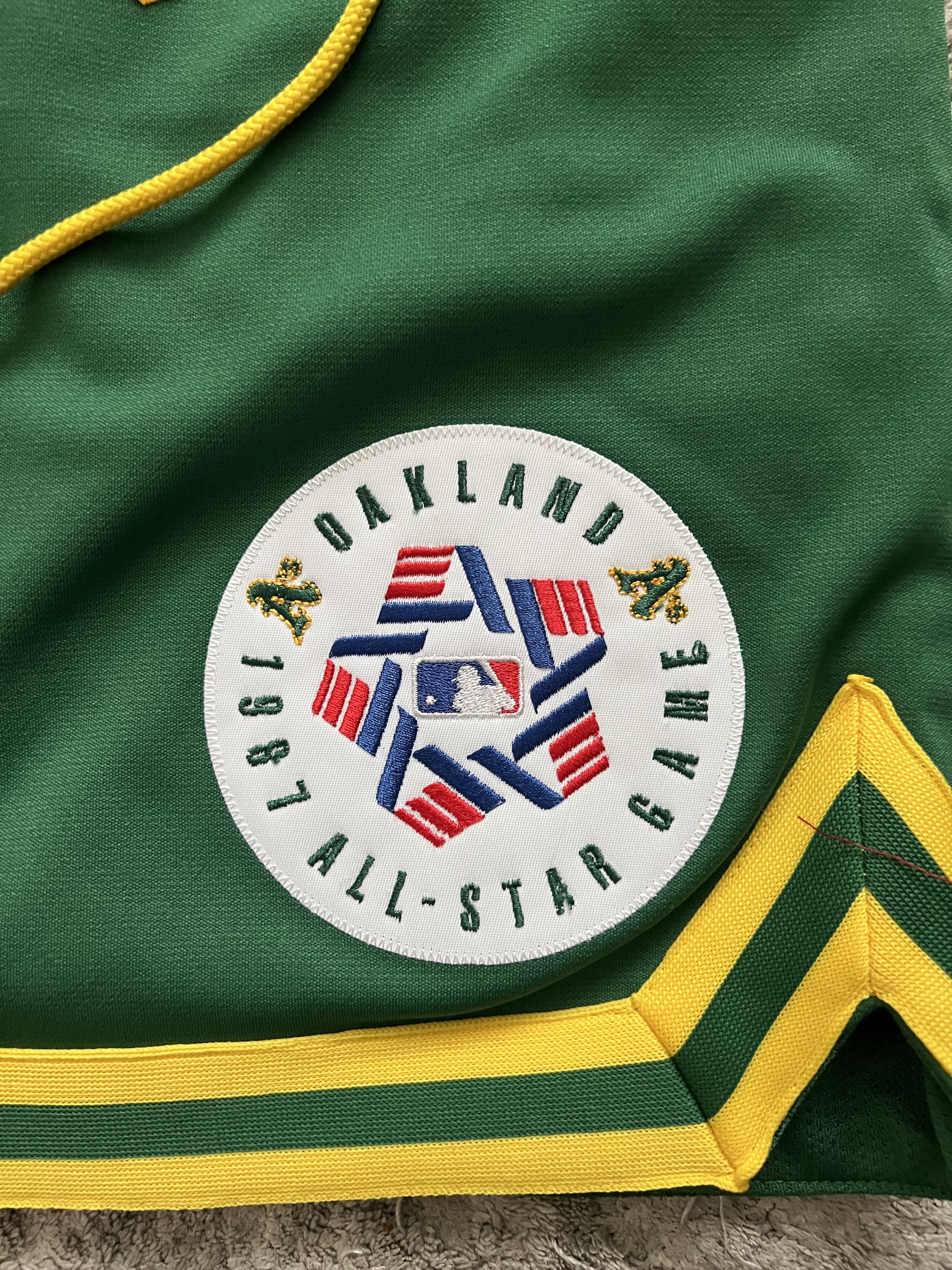 Just Don × Mitchell & Ness Oakland Athletics A's MLB Homerun Derby Short Just Don Size US 34 / EU 50 - 10 Thumbnail