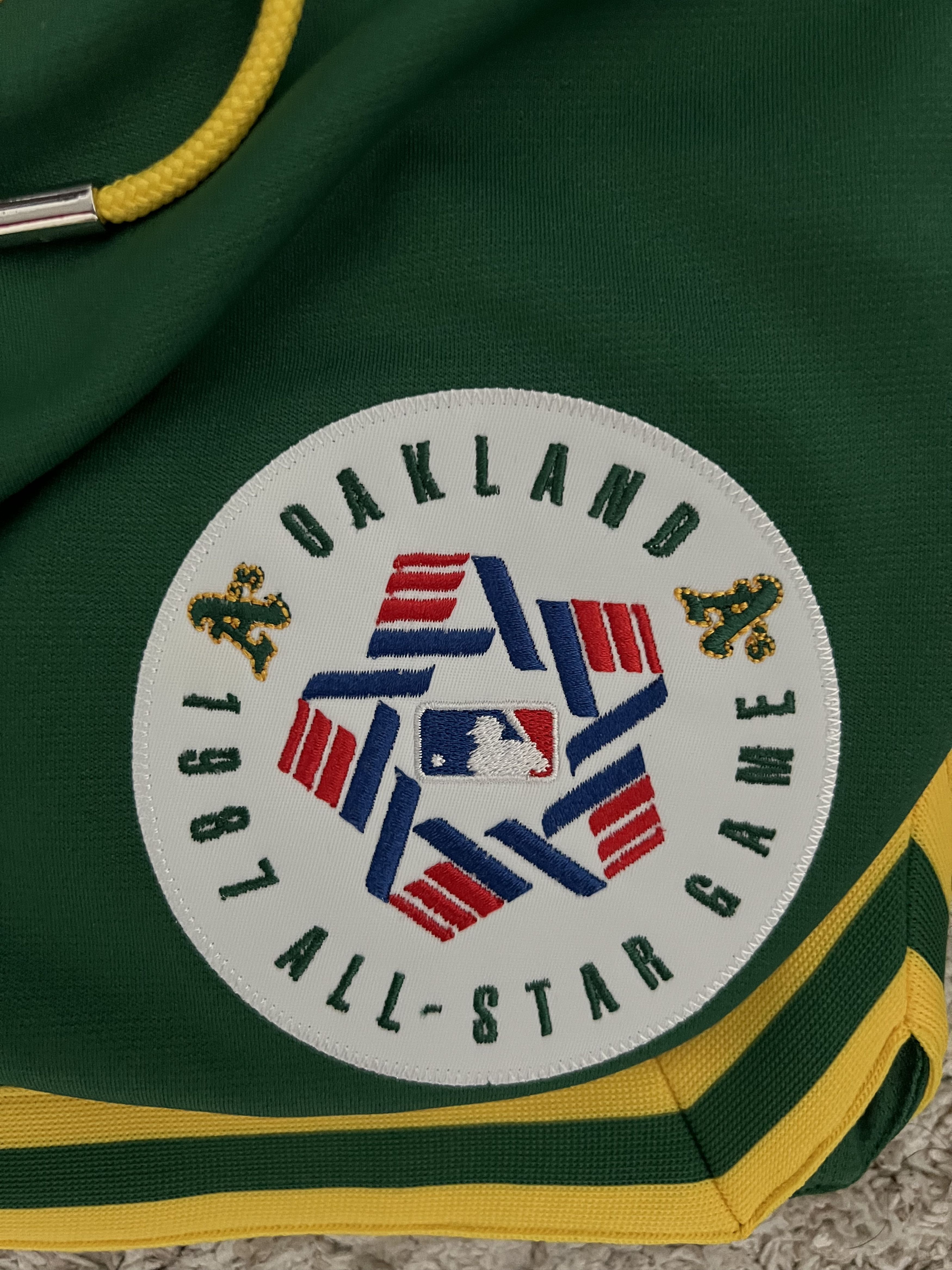 Just Don × Mitchell & Ness Oakland Athletics A's MLB Homerun Derby Short Just Don Size US 34 / EU 50 - 5 Thumbnail