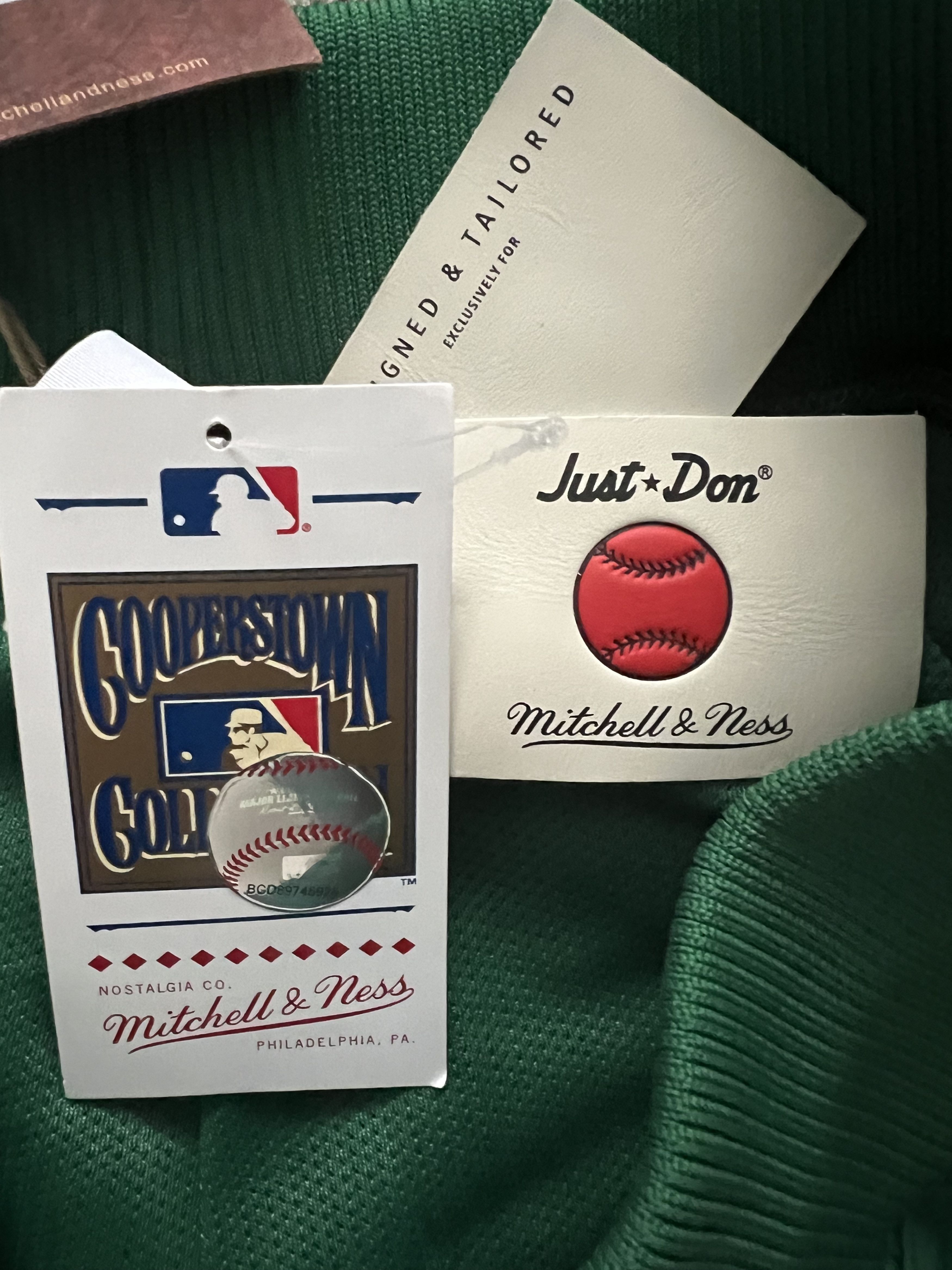 Just Don × Mitchell & Ness Oakland Athletics A's MLB Homerun Derby Short Just Don Size US 34 / EU 50 - 14 Thumbnail