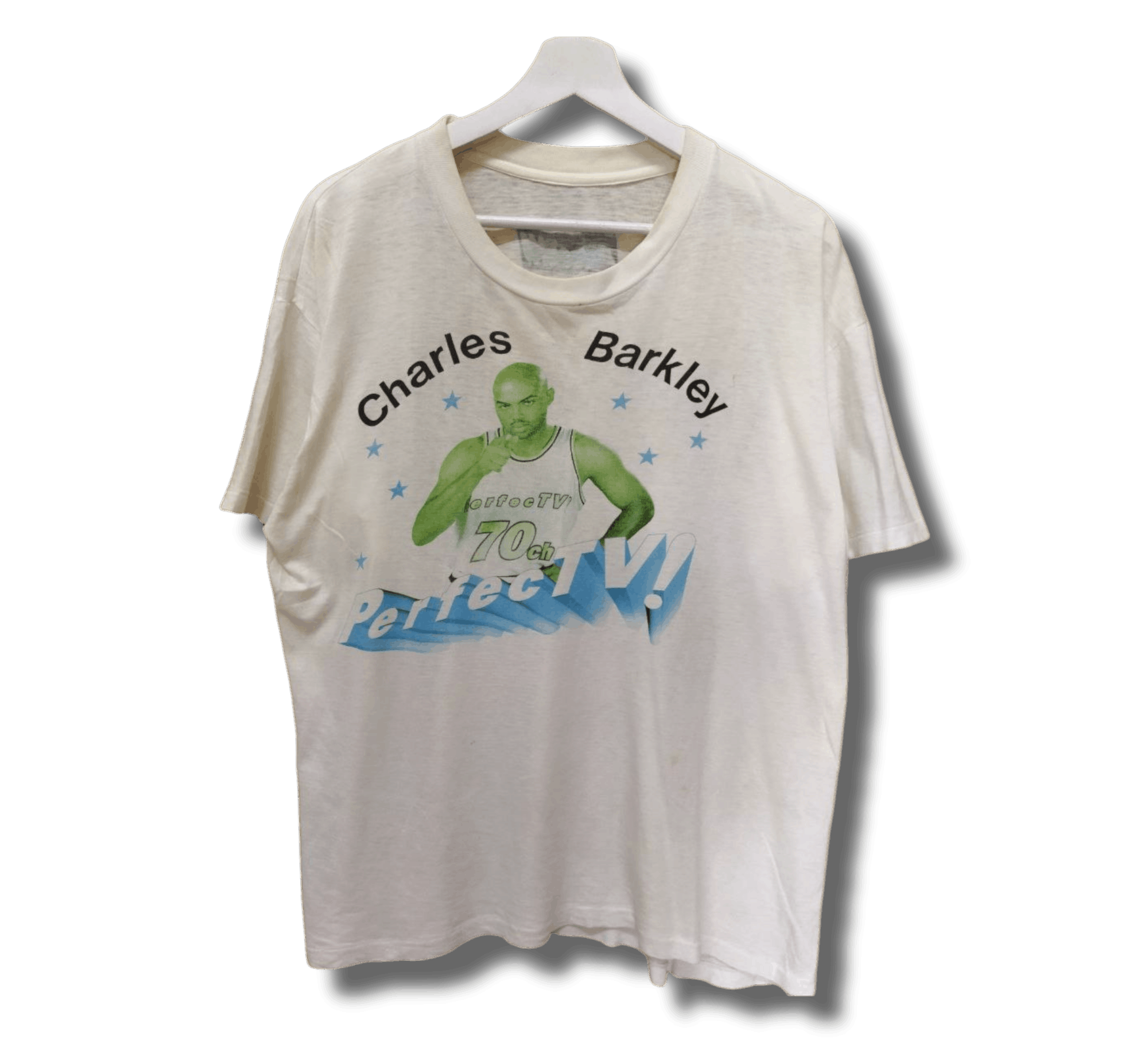Vintage Vintage Charles Barkley Perfect Tv Tshirt Size US L / EU 52-54 / 3 - 1 Thumbnail