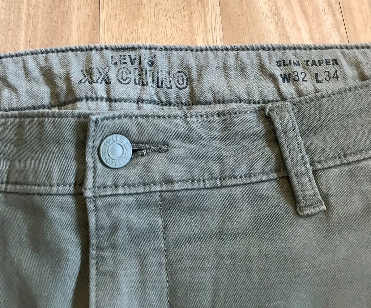 Levi's × Vintage Vintage Levi's Olive Chinos W32 L34 Size US 32 / EU 48 - 3 Thumbnail
