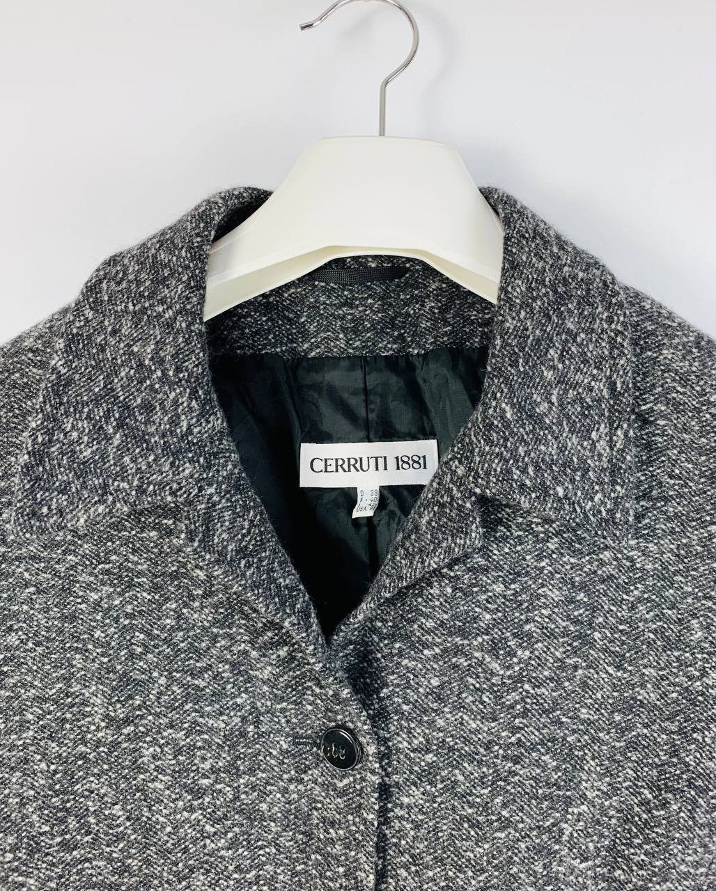 Cerruti 1881 Cerruti 1881 blazers grey wool cotton 8 Size M / US 6-8 / IT 42-44 - 2 Thumbnail
