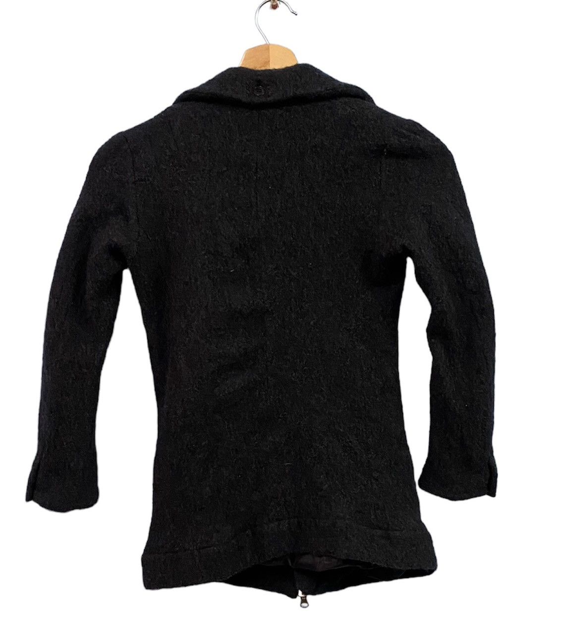 Issey Miyake × Japanese Brand × Ne-Net NE-NET by Issey Miyake Double Collar Punk Style Wool Jacket Size XXS / US 00 / IT 34 - 2 Thumbnail