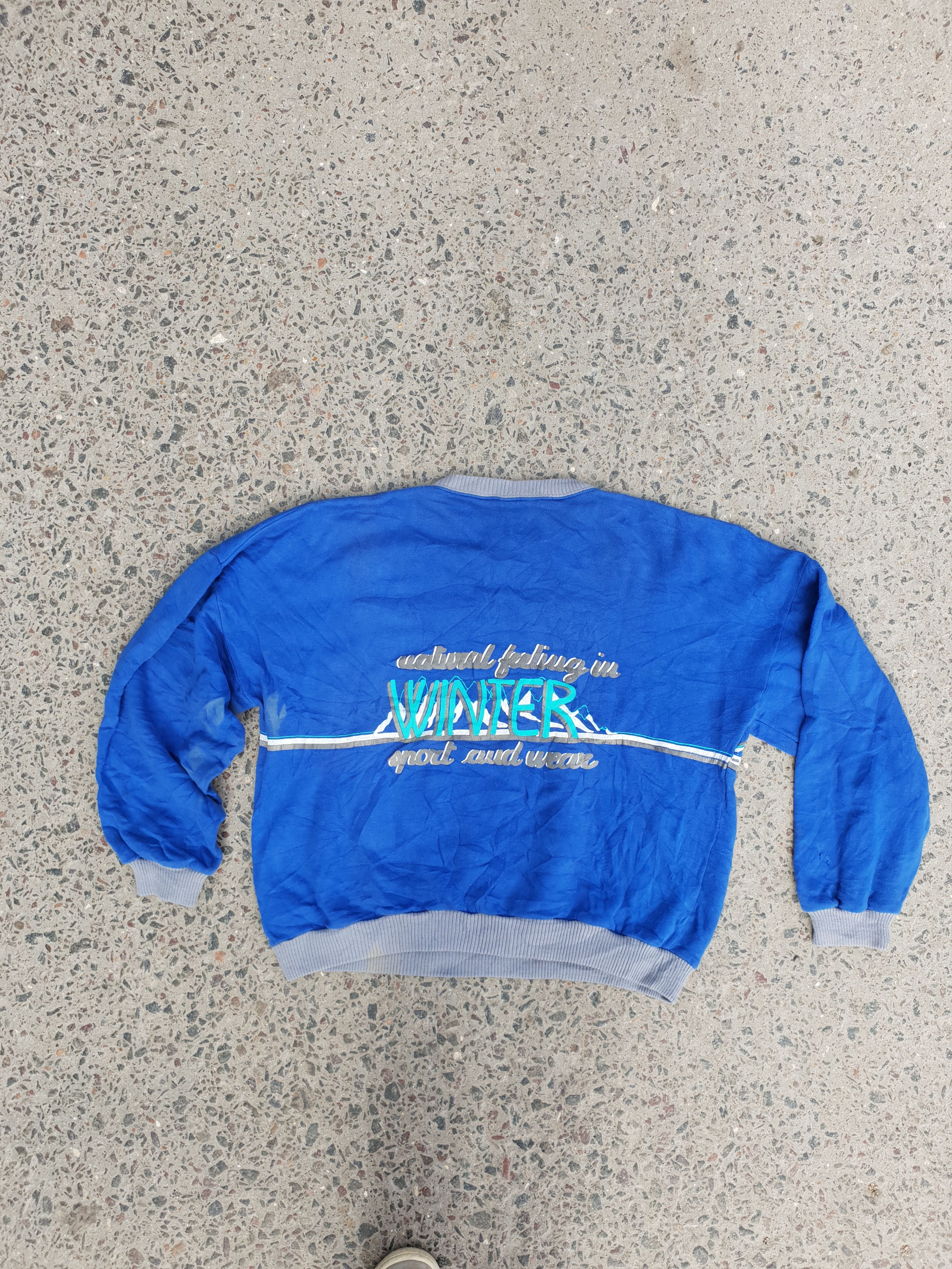 Vintage 70s Rare WINTER Sports Ski IDAHO Nevada Touring Sweatshirt Size US M / EU 48-50 / 2 - 7 Thumbnail