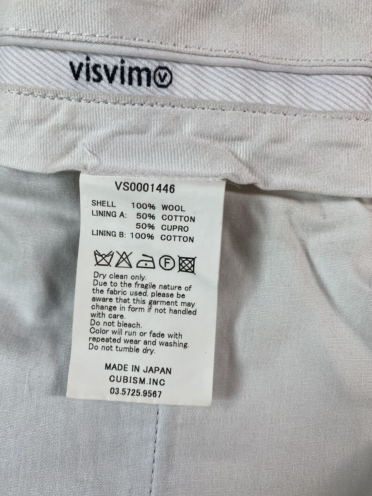 Visvim High Water Slacks Premium Wool Size US 32 / EU 48 - 6 Thumbnail