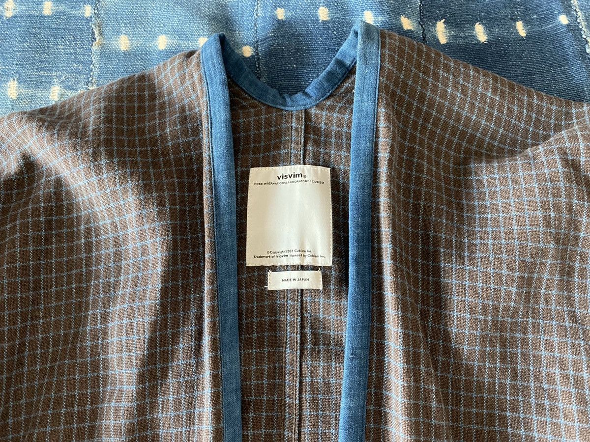 Visvim Sanjuro Coat Indigo Check Size US S / EU 44-46 / 1 - 2 Thumbnail