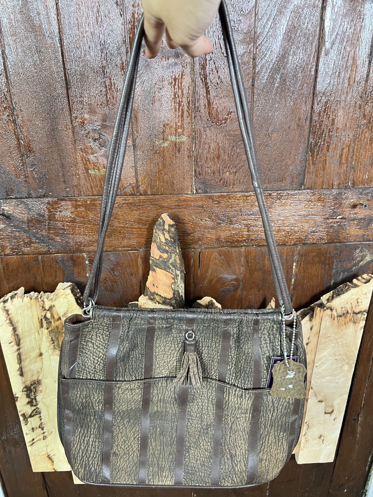 GENUINE SHARK SKIN BAG 12*10 inc