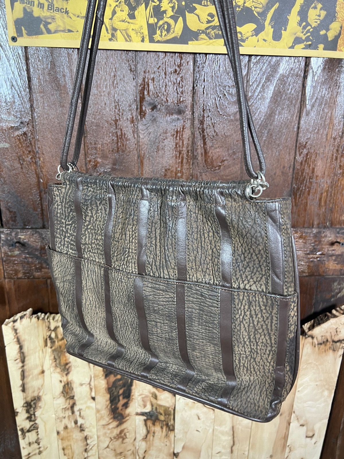 GENUINE SHARK SKIN BAG 12*10 inc