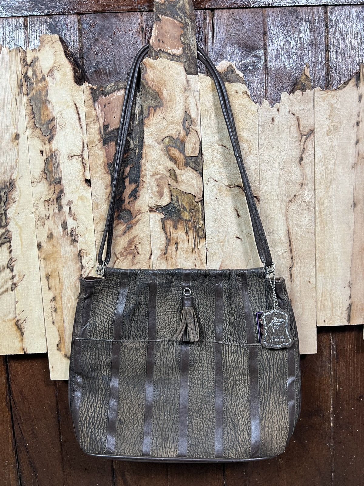 GENUINE SHARK SKIN BAG 12*10 inc