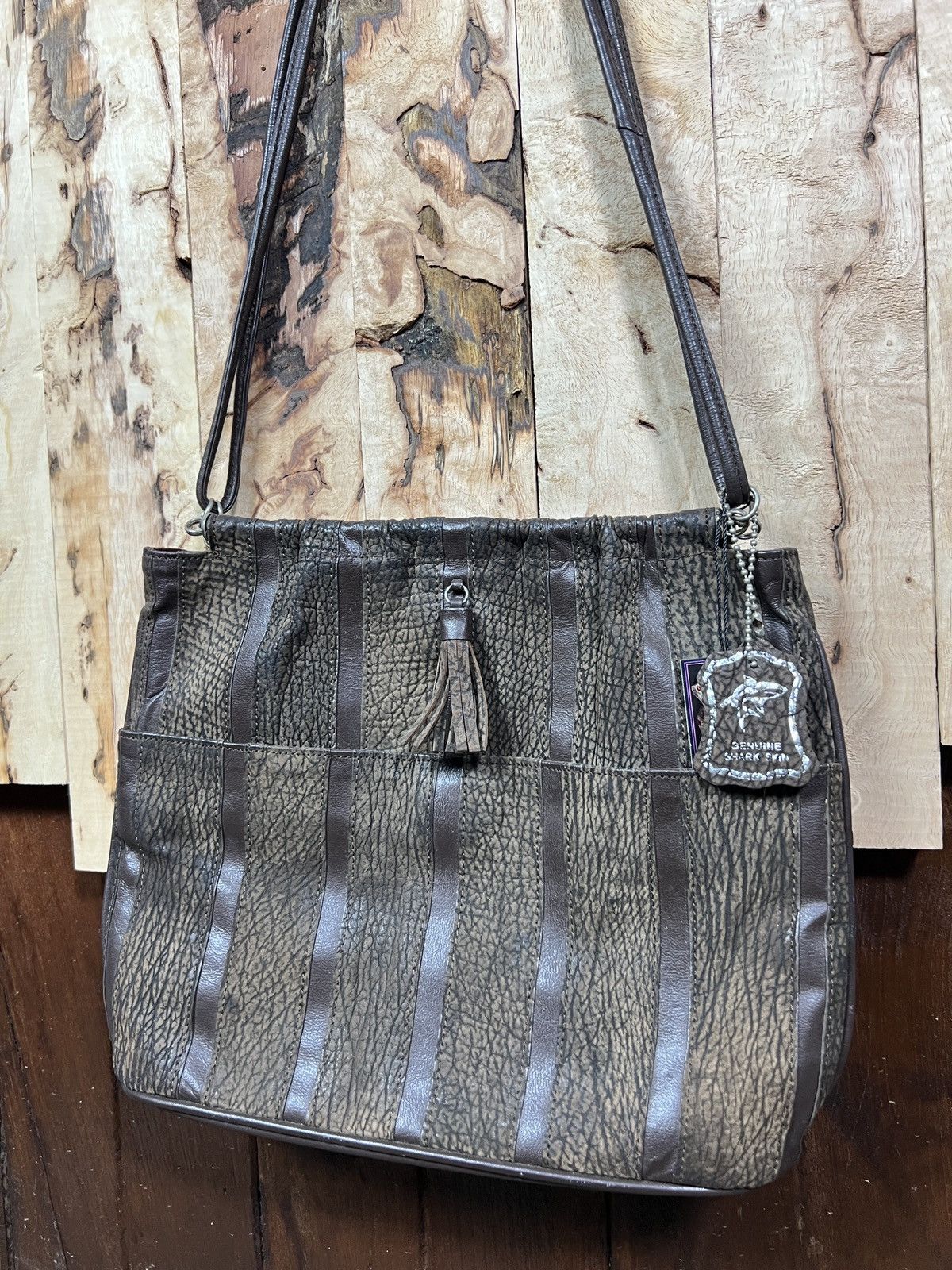 GENUINE SHARK SKIN BAG 12*10 inc