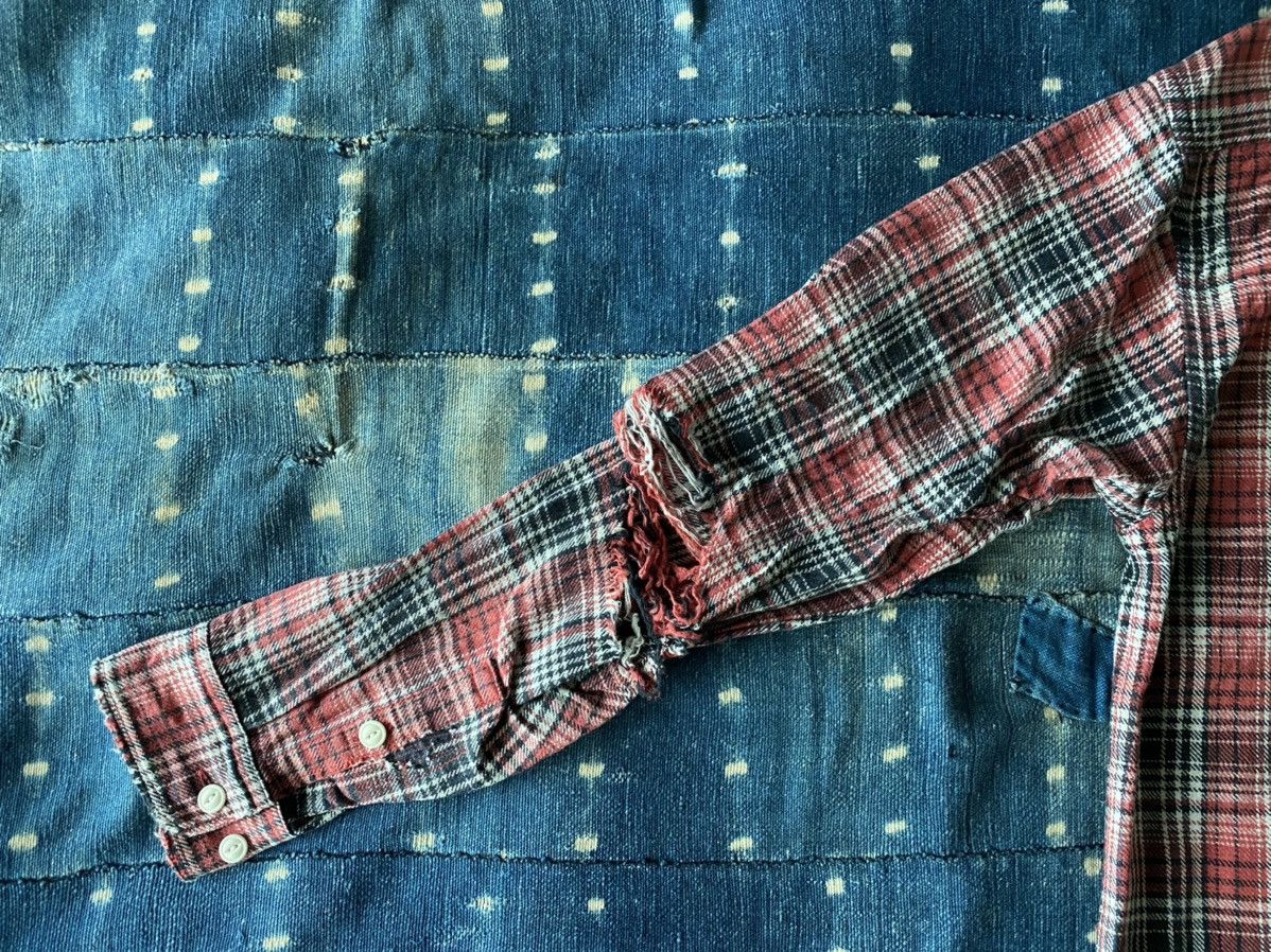Visvim Lumber Shirt L/S Crash (Indigo Ck) Size US L / EU 52-54 / 3 - 9 Thumbnail