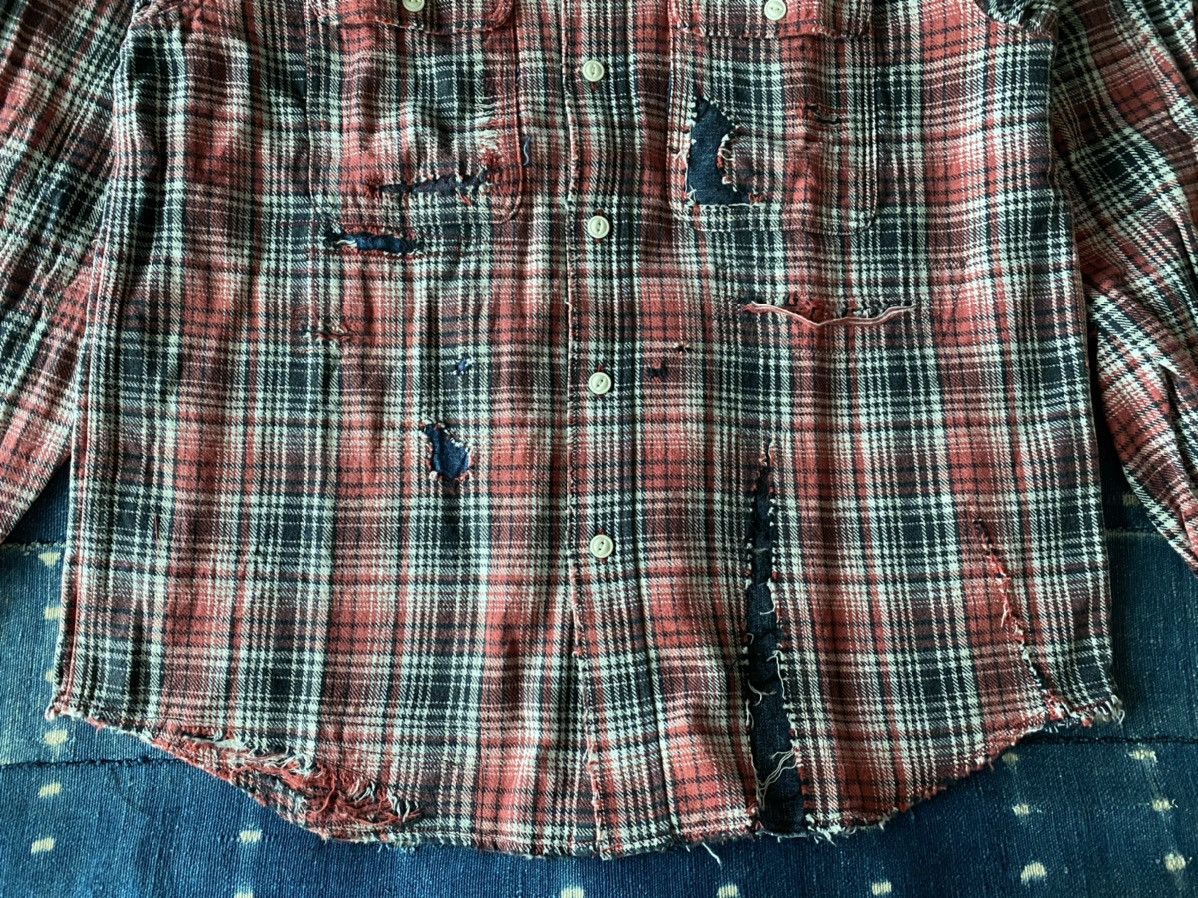 Visvim Lumber Shirt L/S Crash (Indigo Ck) Size US L / EU 52-54 / 3 - 4 Thumbnail