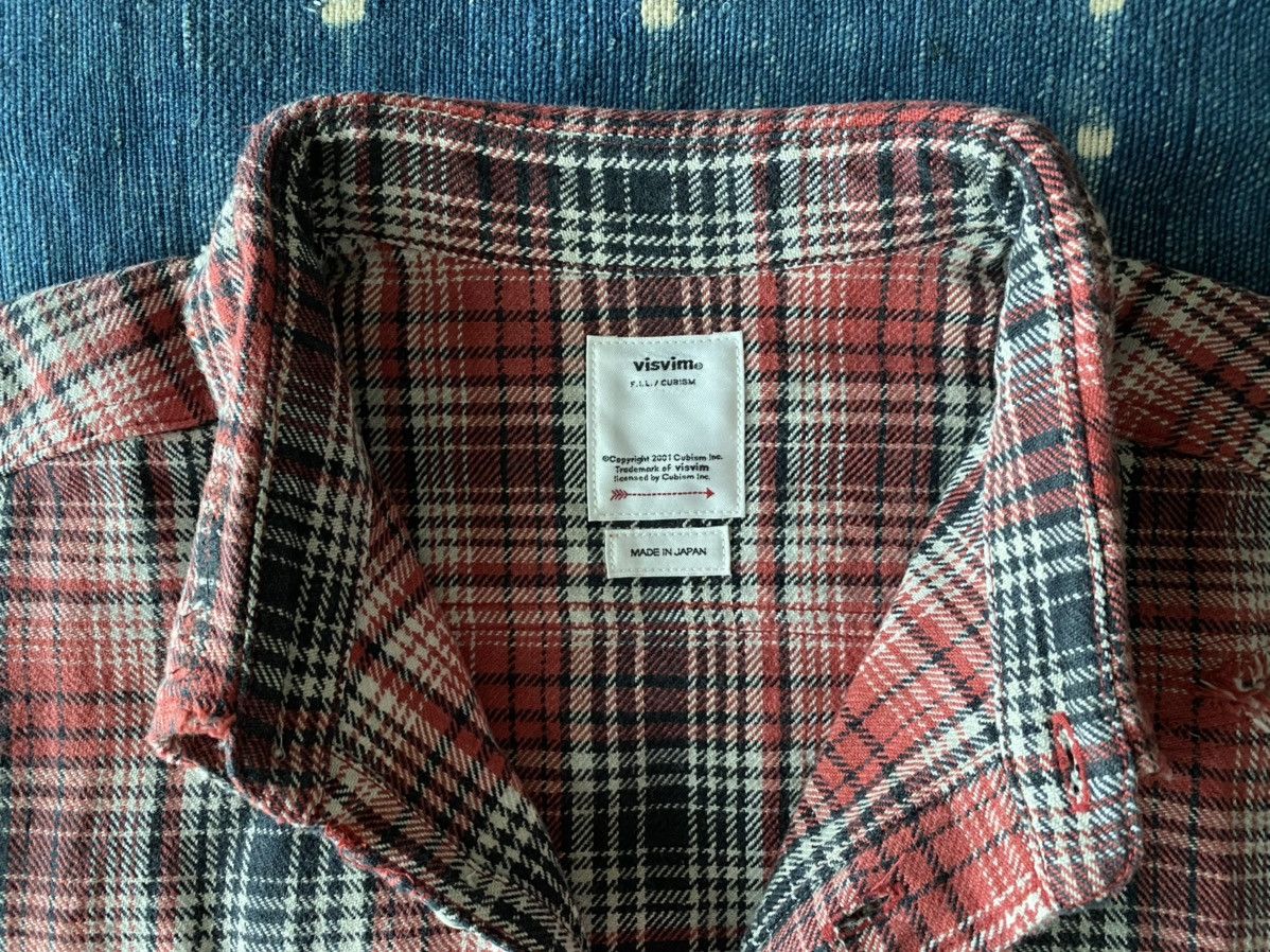 Visvim Lumber Shirt L/S Crash (Indigo Ck) Size US L / EU 52-54 / 3 - 10 Thumbnail