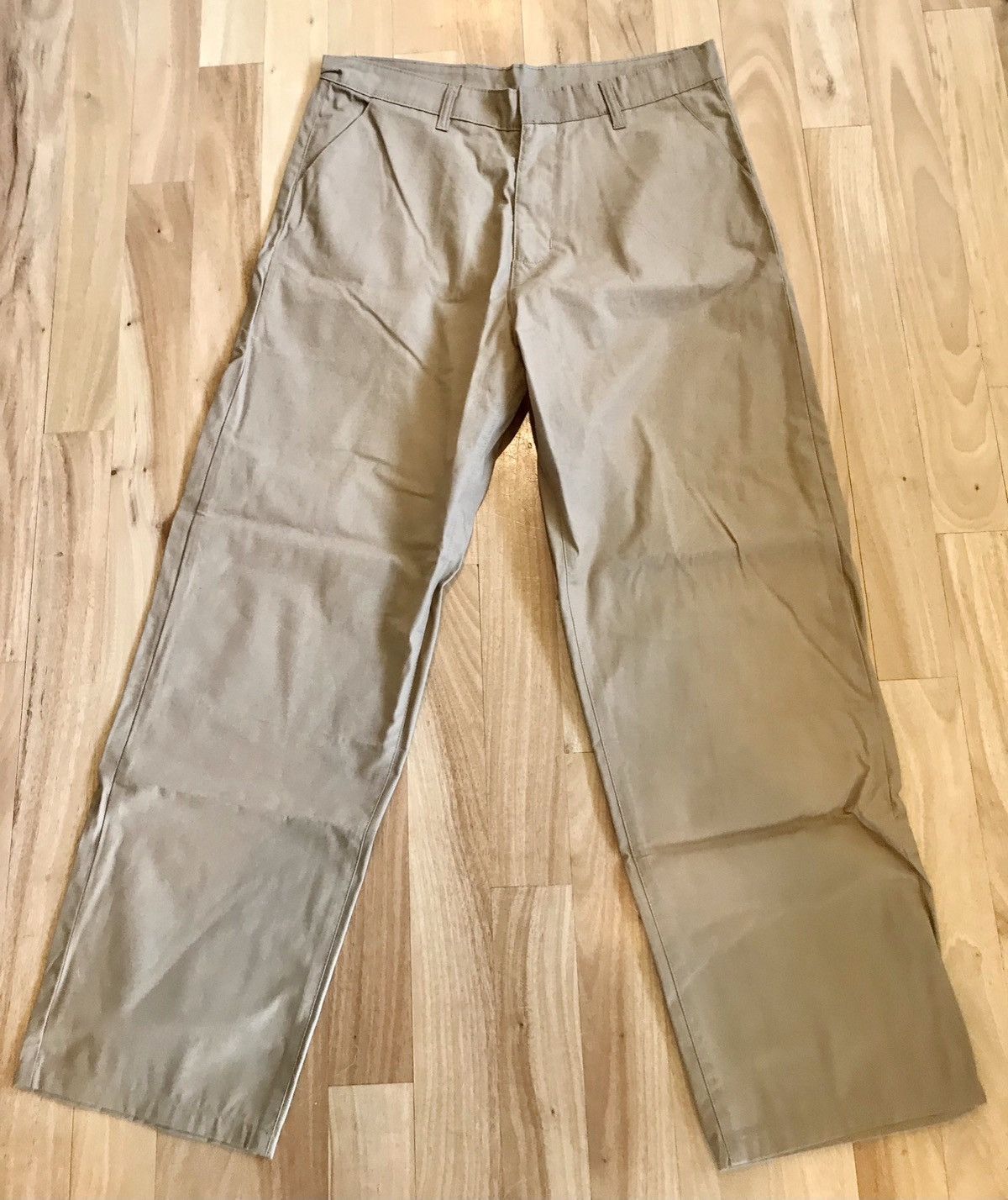 Japanese Brand × Vintage Vintage Khaki Work Pants 36w Size US 36 / EU 52 - 1 Thumbnail