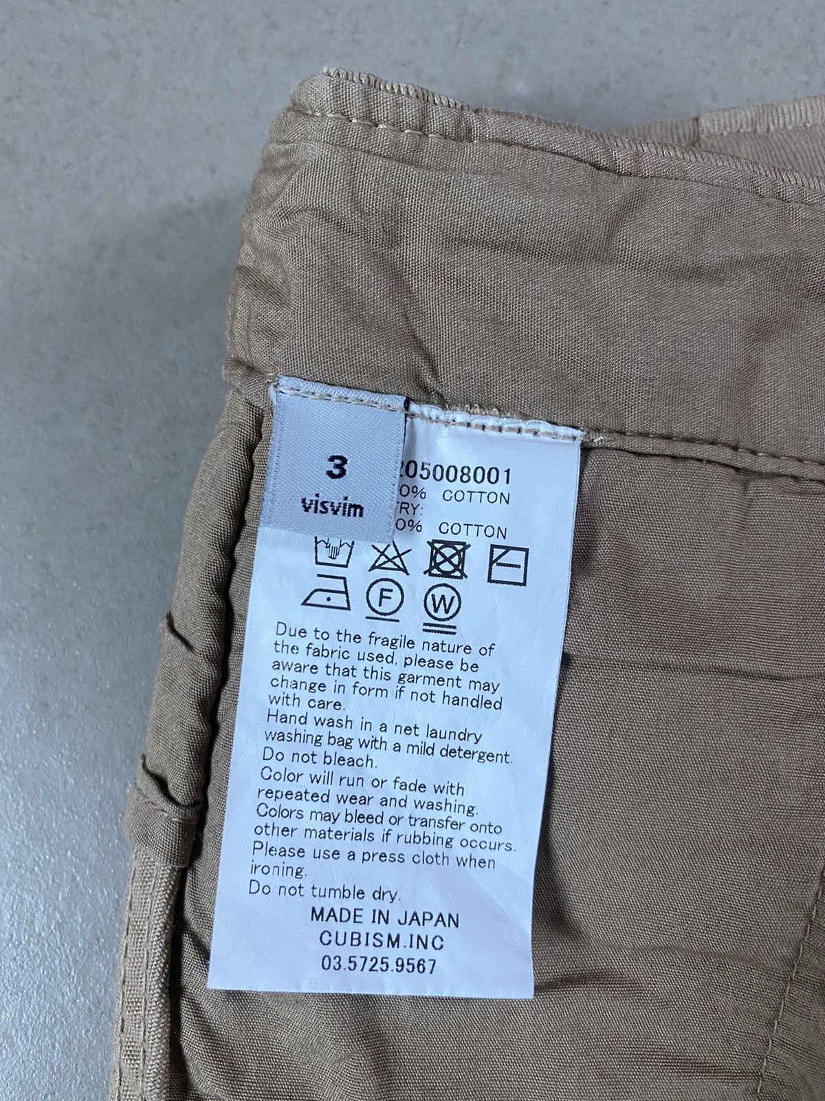 Visvim High Water Chino Giza Size US 33 - 6 Thumbnail