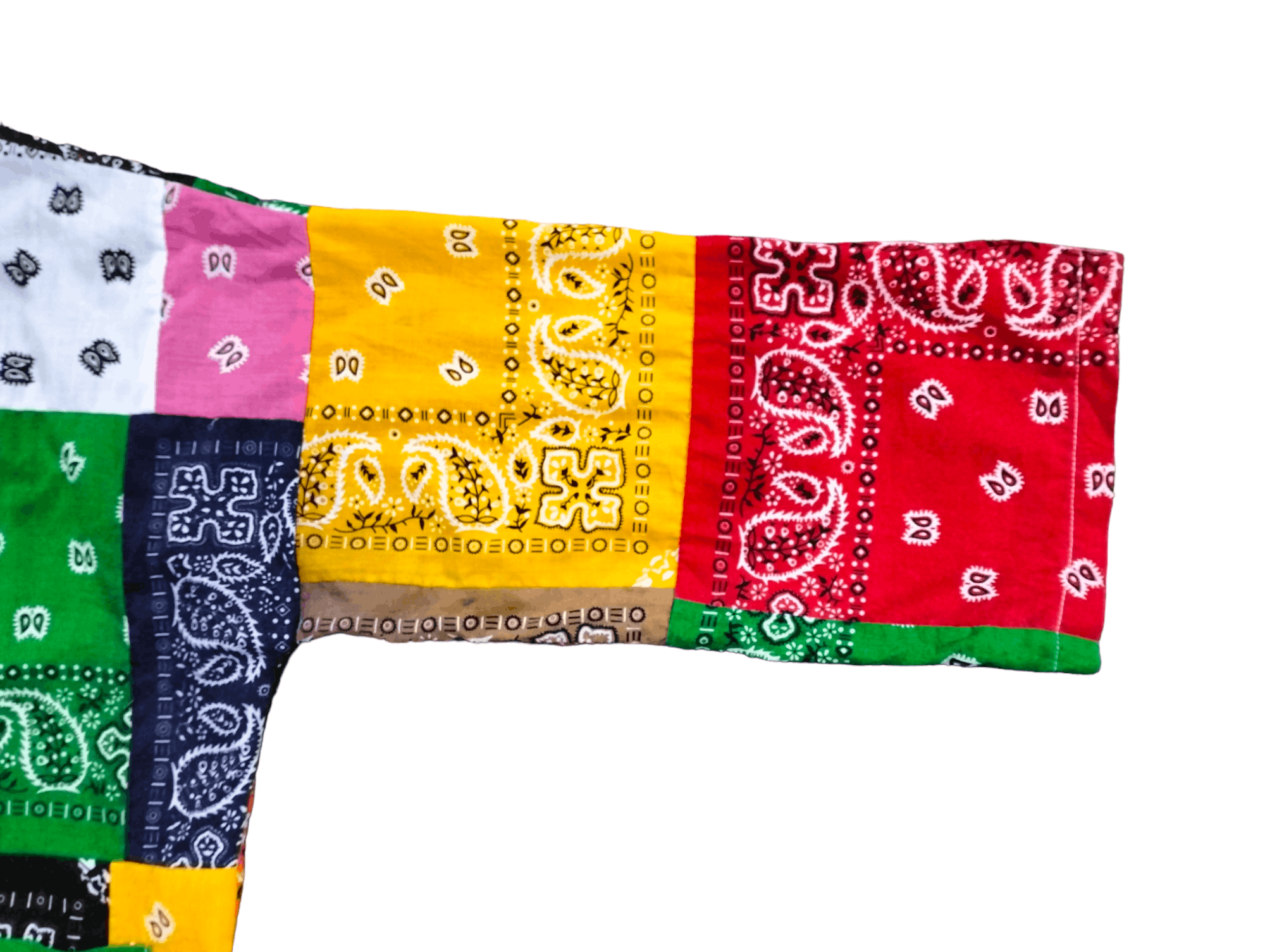 Komono 🇯🇵Kimono Paisley Patchworks Design Multicolor Paisley Size US M / EU 48-50 / 2 - 4 Thumbnail