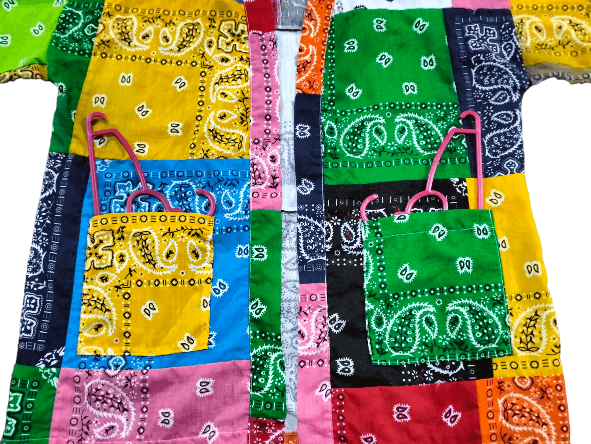 Komono 🇯🇵Kimono Paisley Patchworks Design Multicolor Paisley Size US M / EU 48-50 / 2 - 10 Thumbnail