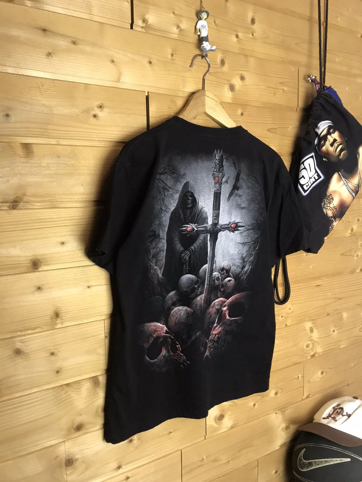 Vintage Vintage Spiral skull t-shirt Size US M / EU 48-50 / 2 - 6 Thumbnail