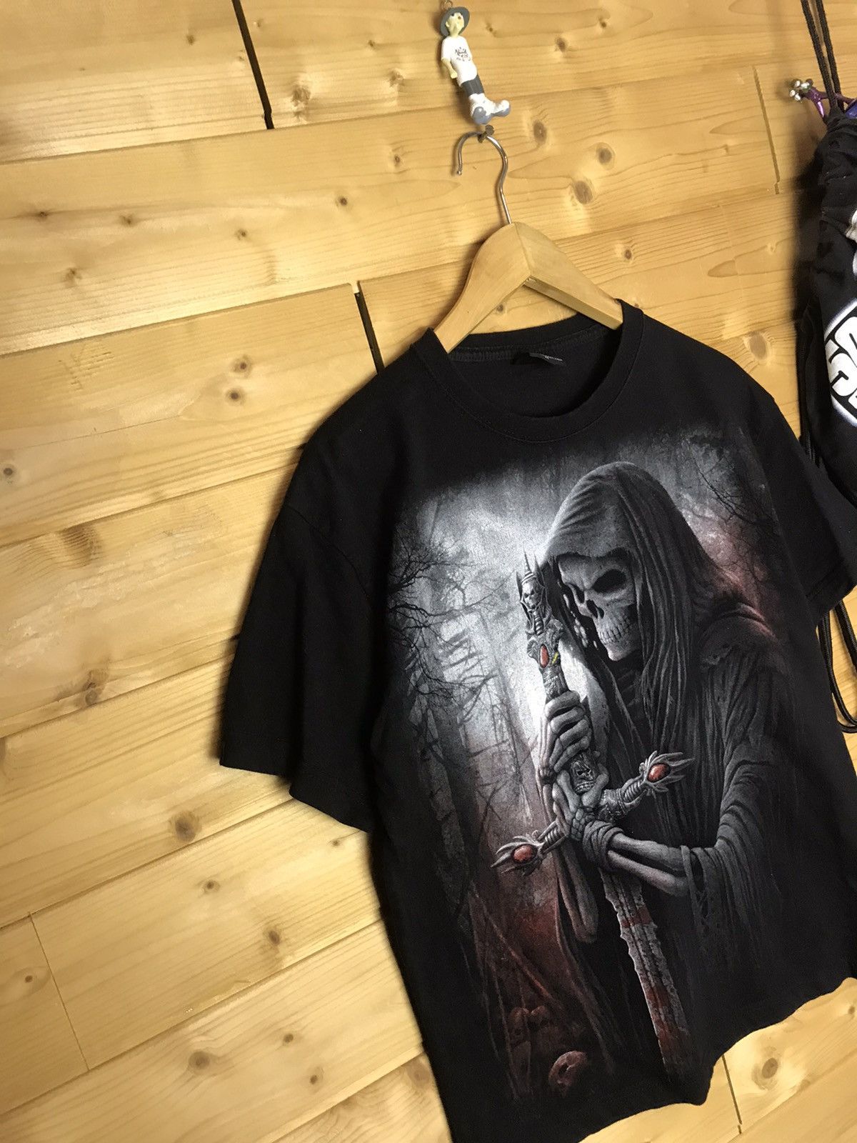 Vintage Vintage Spiral skull t-shirt Size US M / EU 48-50 / 2 - 2 Thumbnail