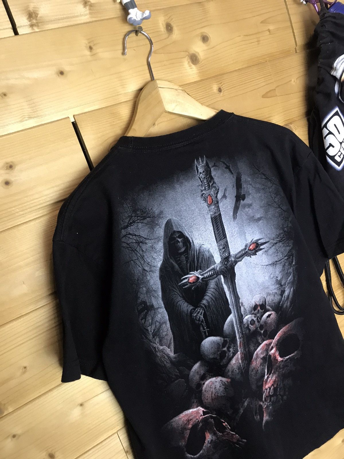 Vintage Vintage Spiral skull t-shirt Size US M / EU 48-50 / 2 - 7 Thumbnail