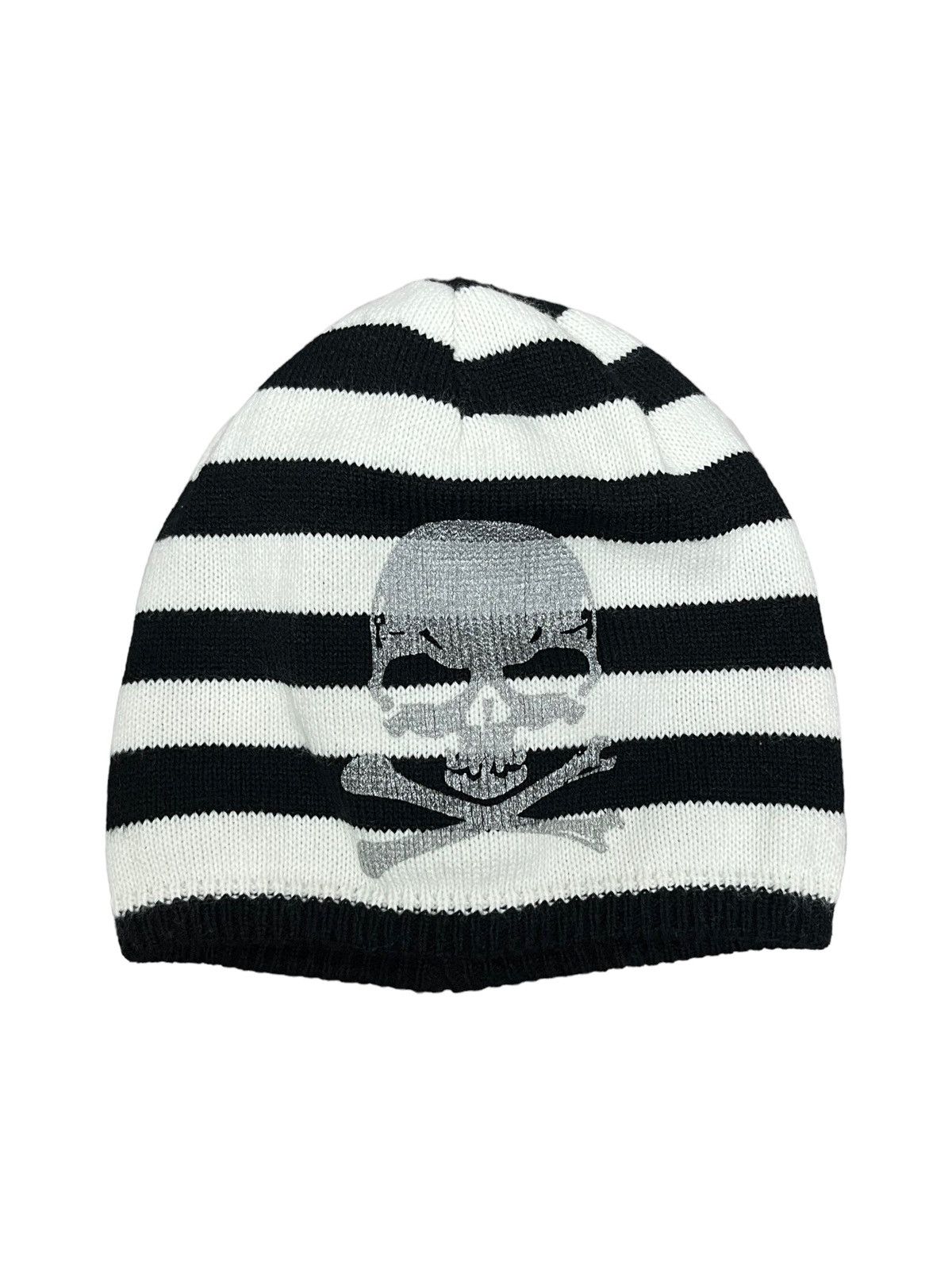 Seditionaries SICK💀PRISONER STRIPES REVERSIBLE BEANIE SKULL PUNK GOTHIC💥 Size ONE SIZE - 7 Thumbnail