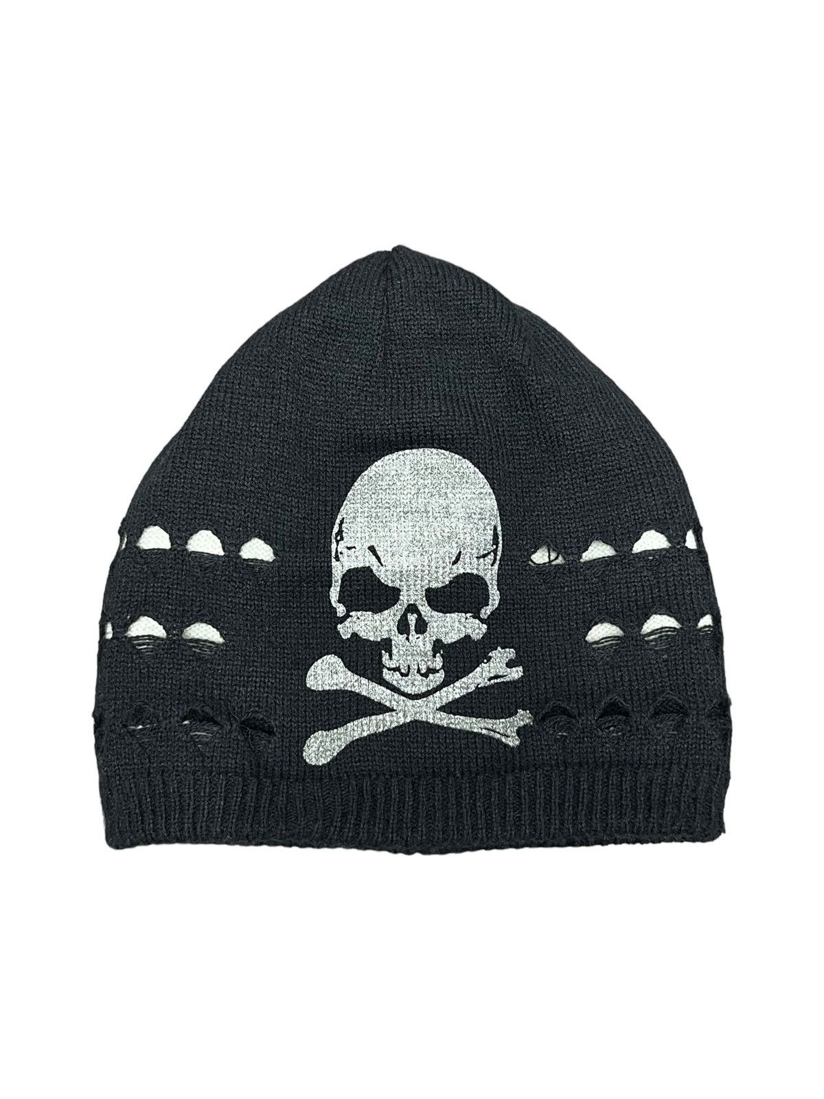 Seditionaries SICK💀PRISONER STRIPES REVERSIBLE BEANIE SKULL PUNK GOTHIC💥 Size ONE SIZE - 9 Thumbnail