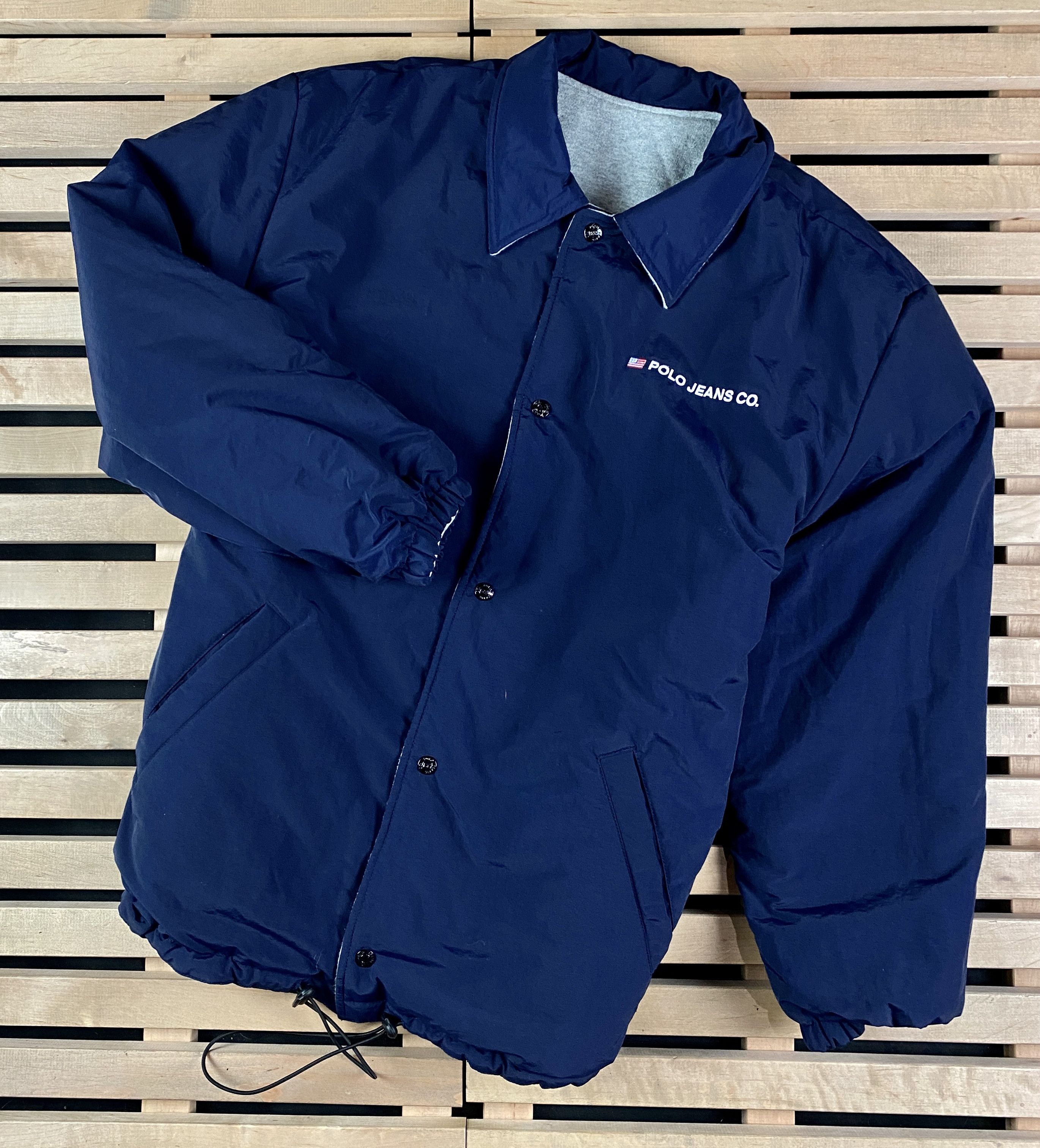 Polo Ralph Lauren × Ralph Lauren × Vintage Mens Two Side Bomber Jacket Polo Ralph Lauren Vintage Size L Size US L / EU 52-54 / 3 - 1 Thumbnail