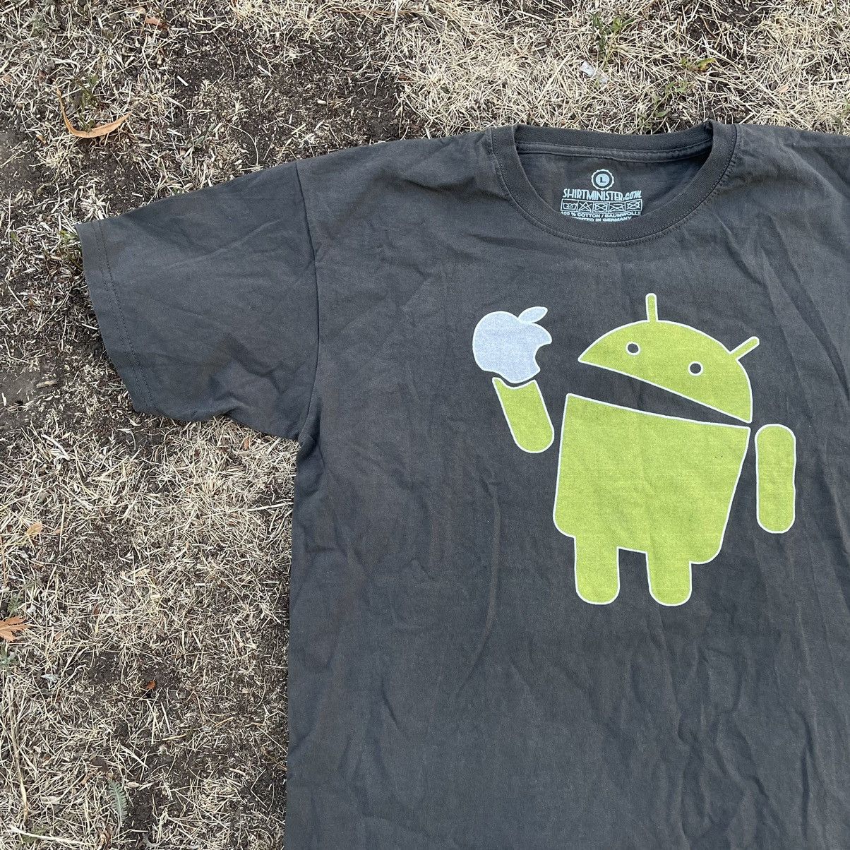 Vintage Vintage 90s Adult Tee Android IPhone Humor L Size US L / EU 52-54 / 3 - 3 Thumbnail