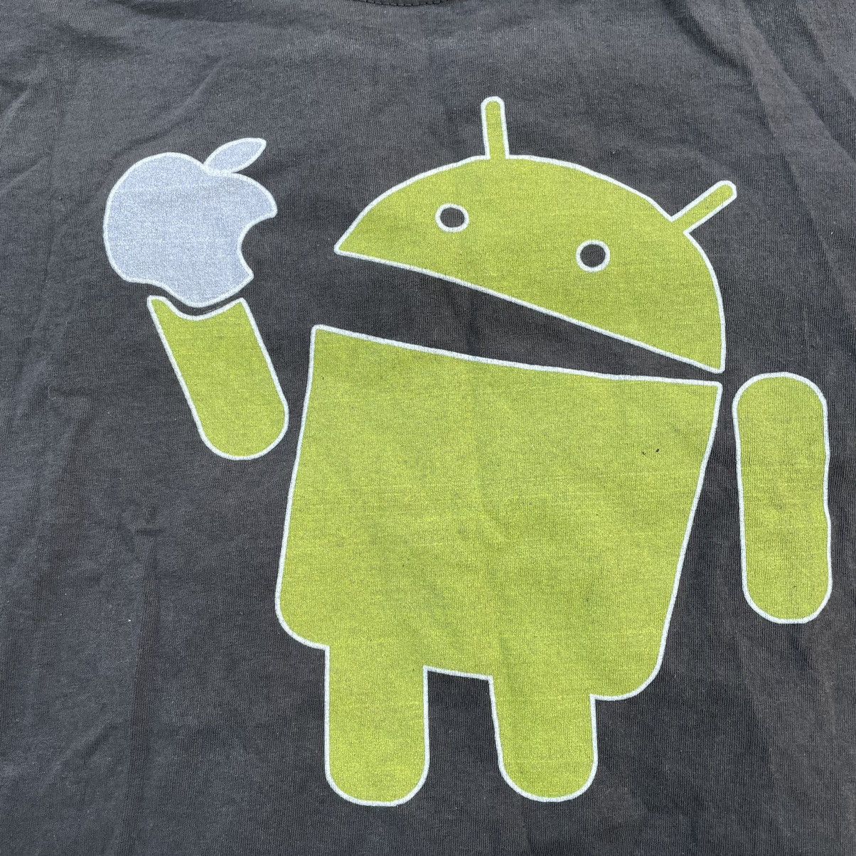 Vintage Vintage 90s Adult Tee Android IPhone Humor L Size US L / EU 52-54 / 3 - 4 Thumbnail