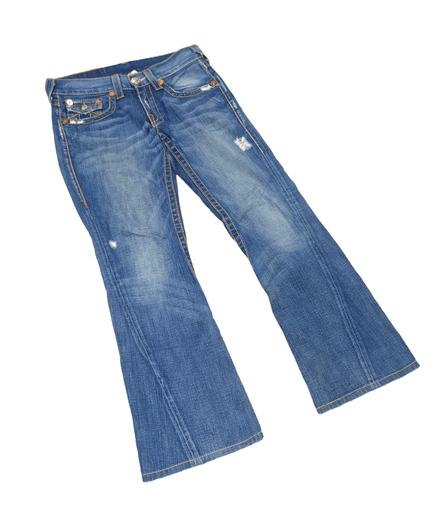 True Religion True Religion Joey Big T Flared Jeans Size US 29 - 1 Thumbnail