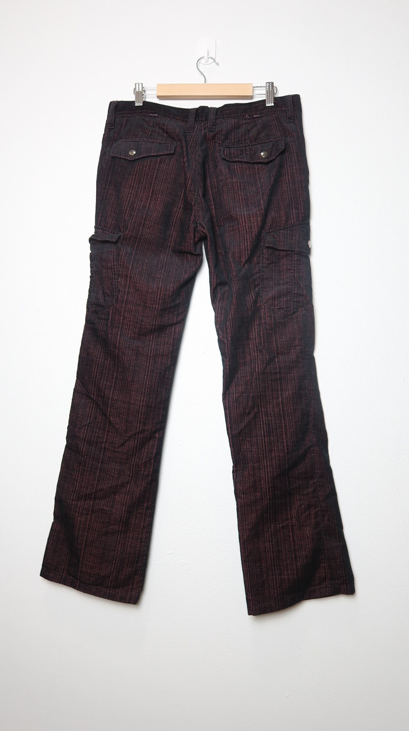 semanticdesign Semantic Design Minimalist Flared Cuduroy Cargo Pants Size US 33 - 6 Thumbnail
