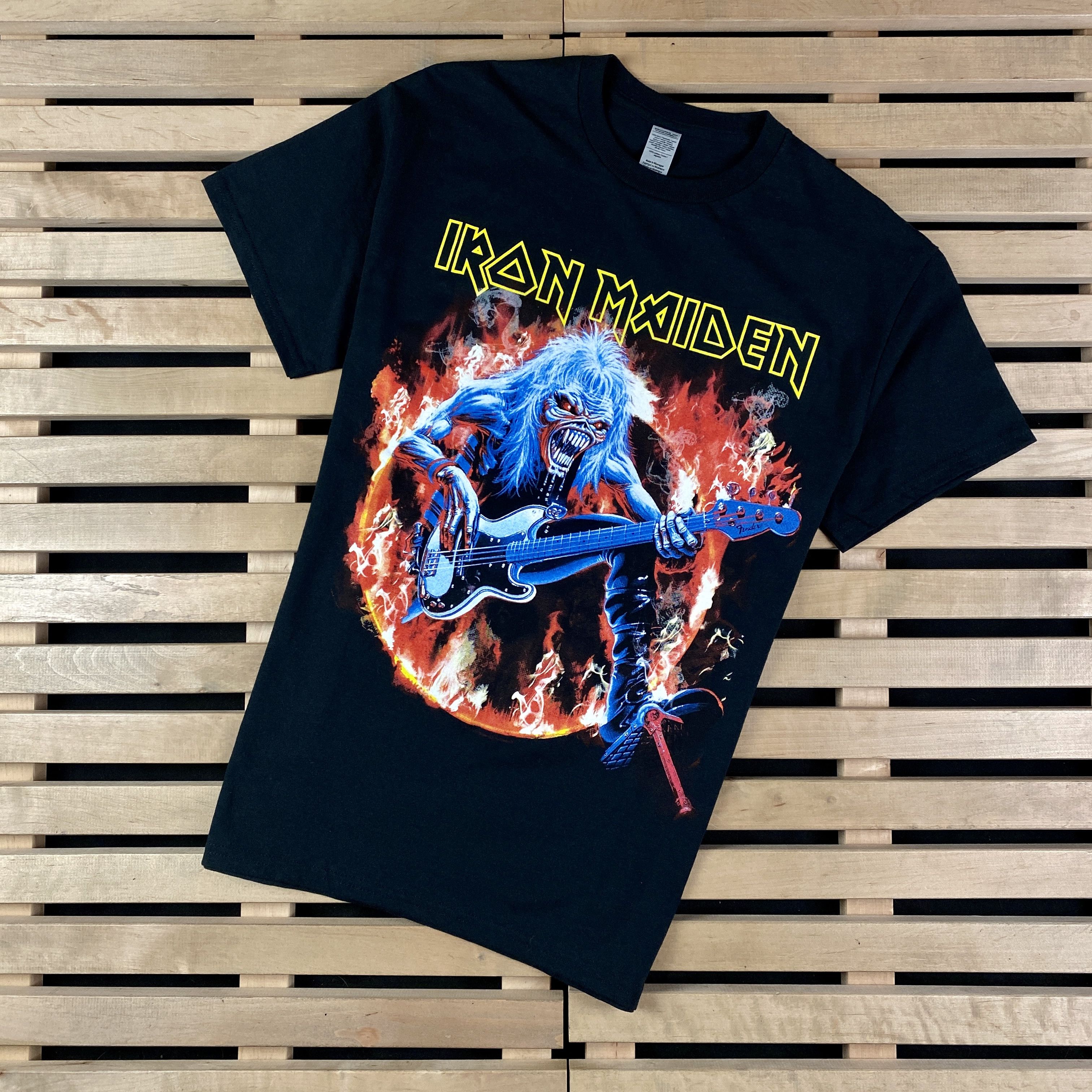 Band Tees × Iron Maiden × Vintage Men’s Rock T-Shirt Iron Maiden Vintage Size M Size US M / EU 48-50 / 2 - 1 Thumbnail