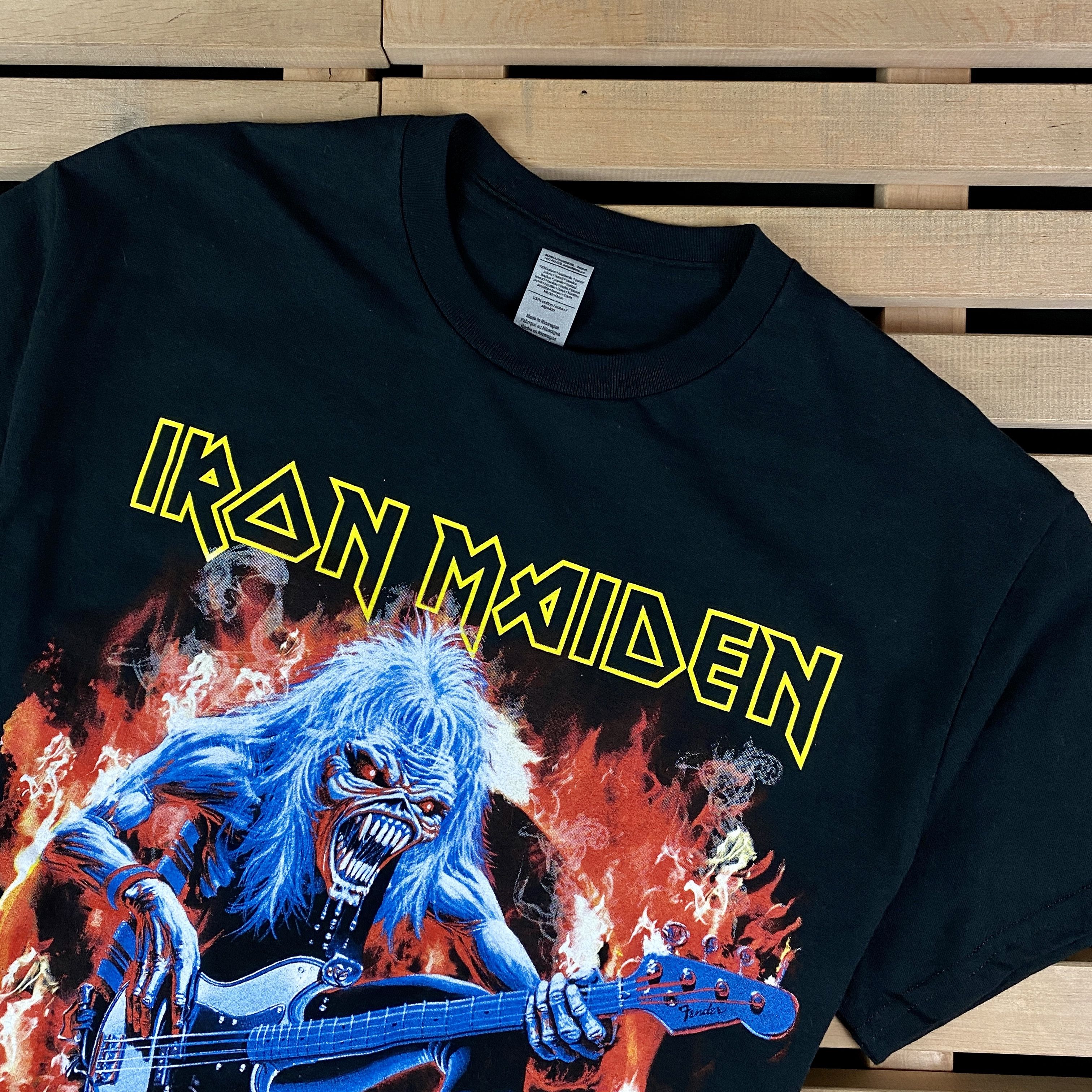 Band Tees × Iron Maiden × Vintage Men’s Rock T-Shirt Iron Maiden Vintage Size M Size US M / EU 48-50 / 2 - 2 Thumbnail